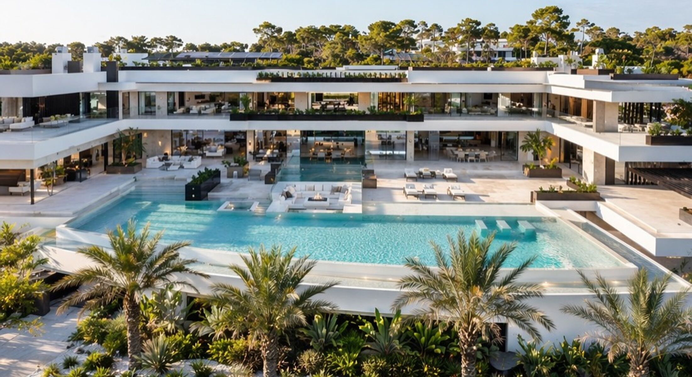 E&eacute;n van de huizen van Ronaldo