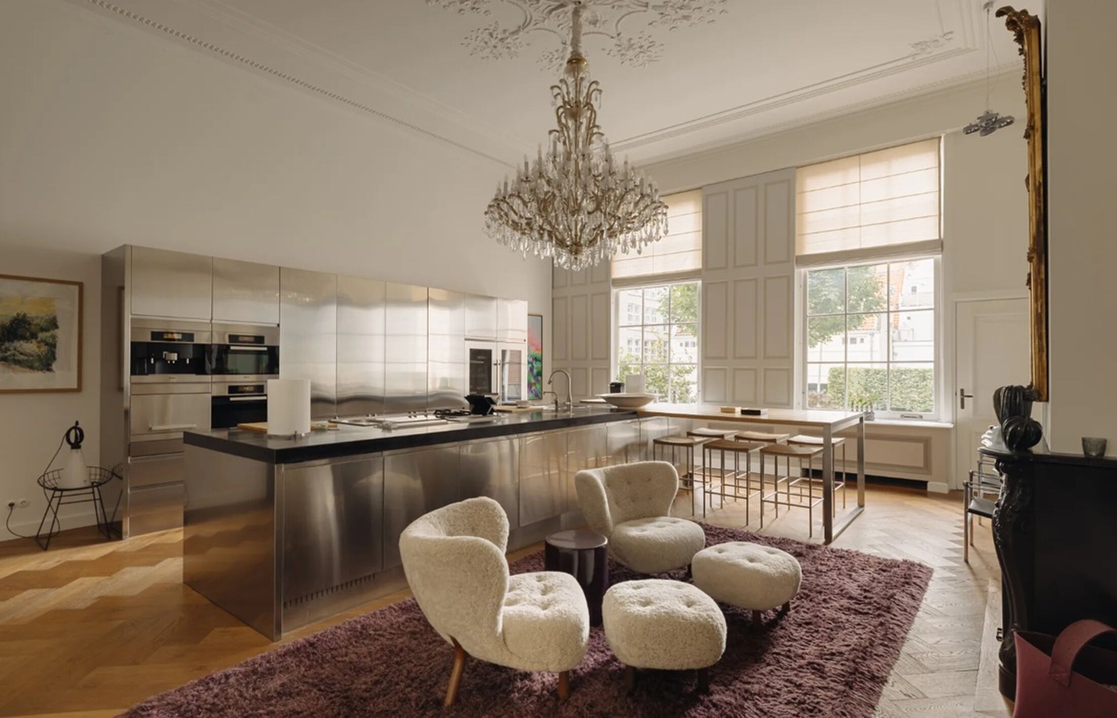 De keuken van de woning aan de Herengracht