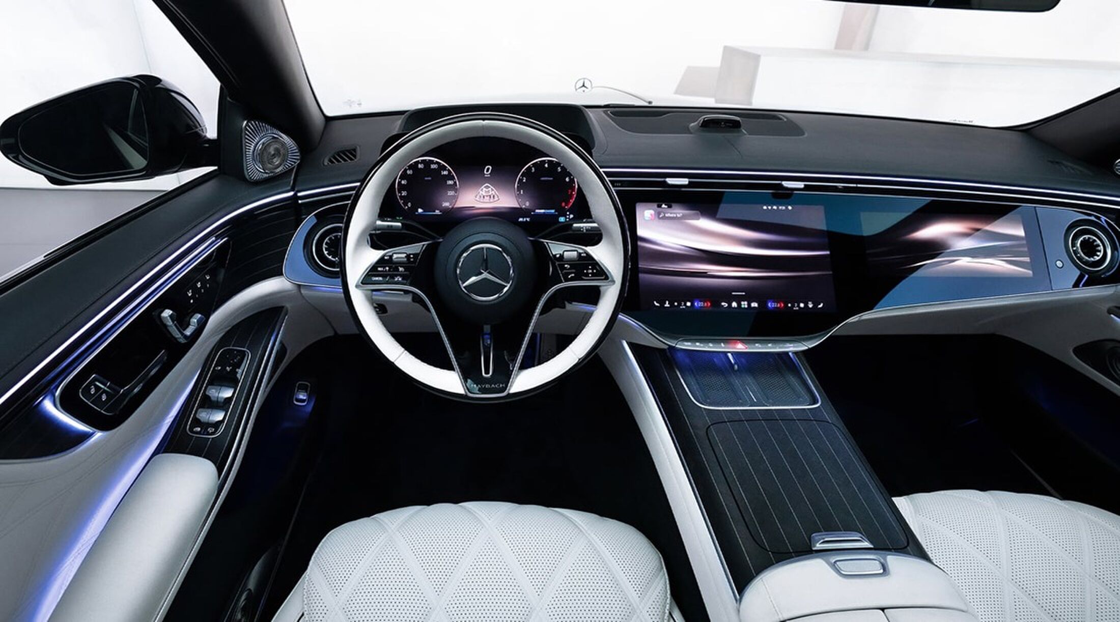 Het interieur van de Mercedes-Maybach S-Klasse