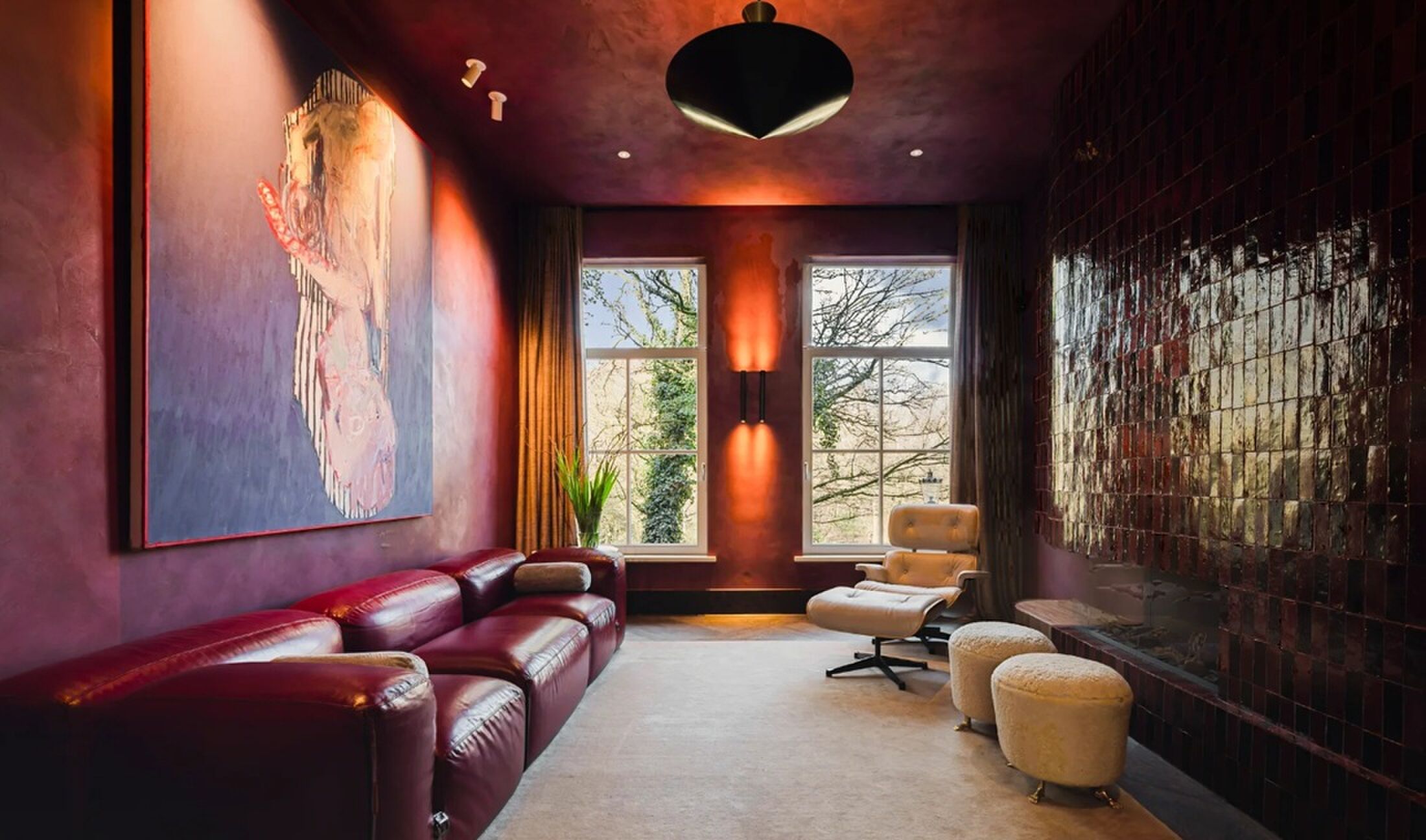 E&eacute;n van de luxueuze zitkamers