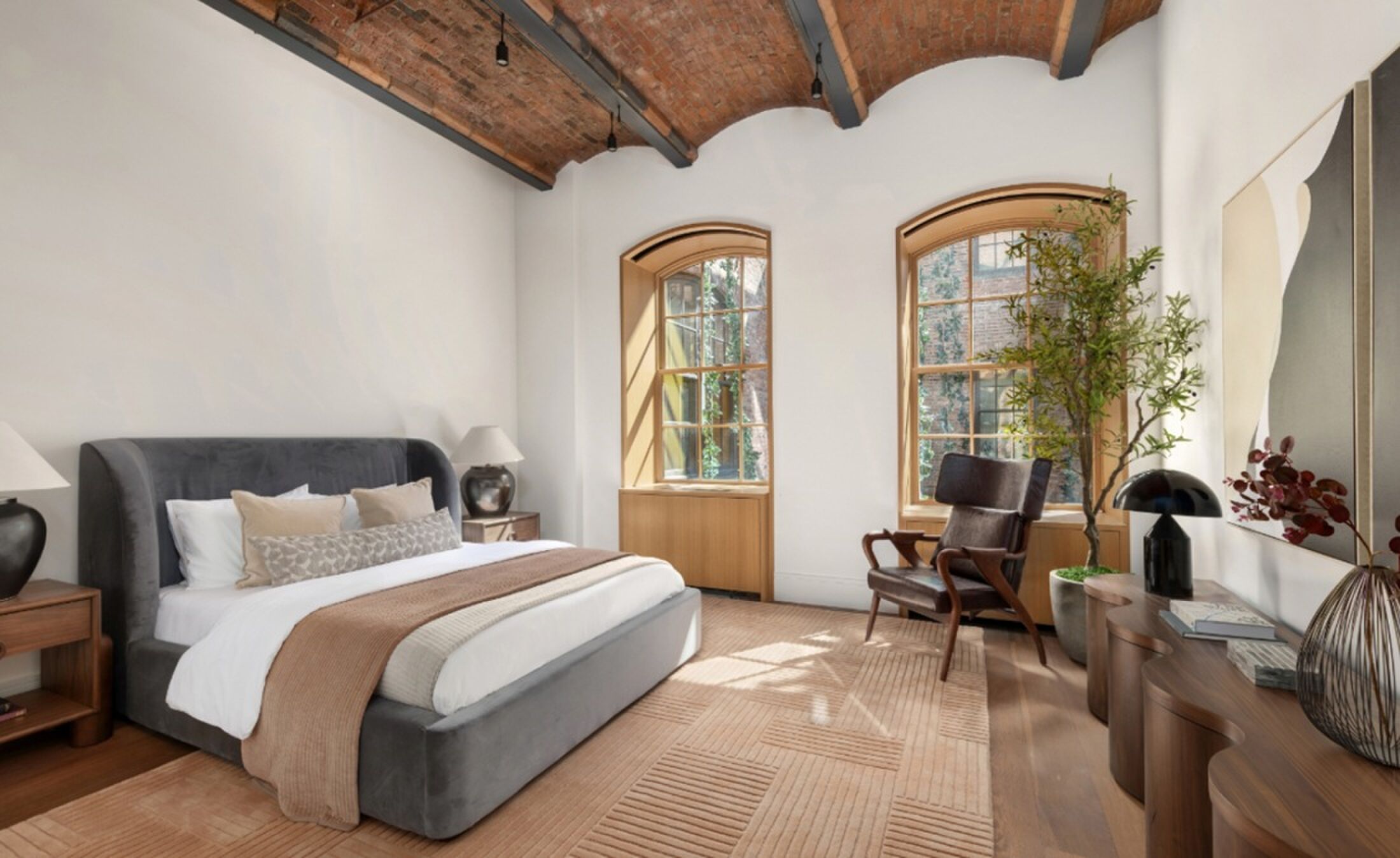 Eén van de luxe slaapkamers