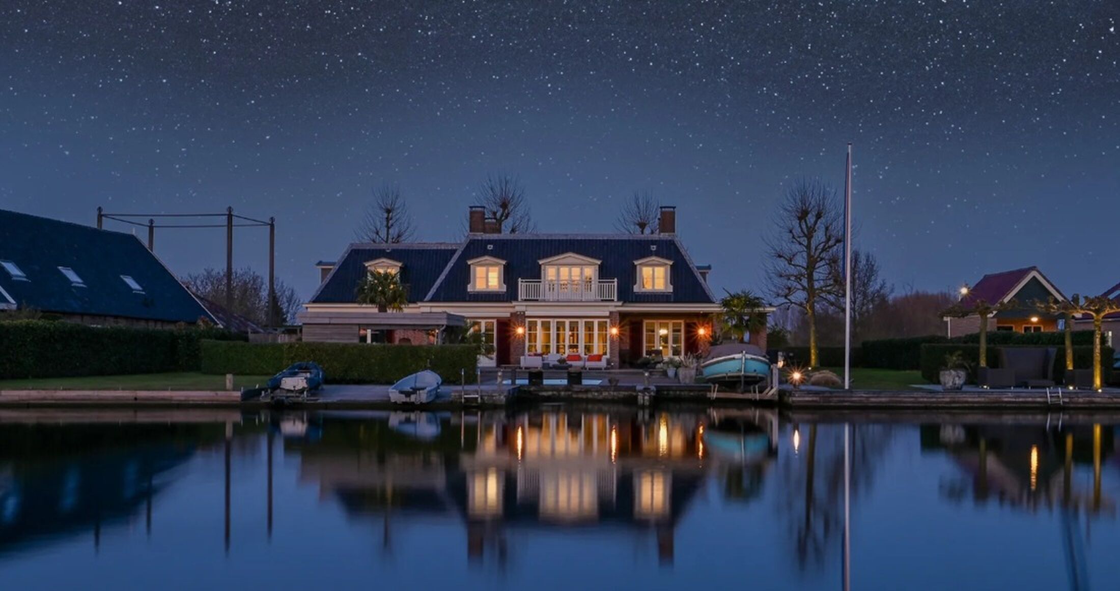 De unieke villa in de avonduren