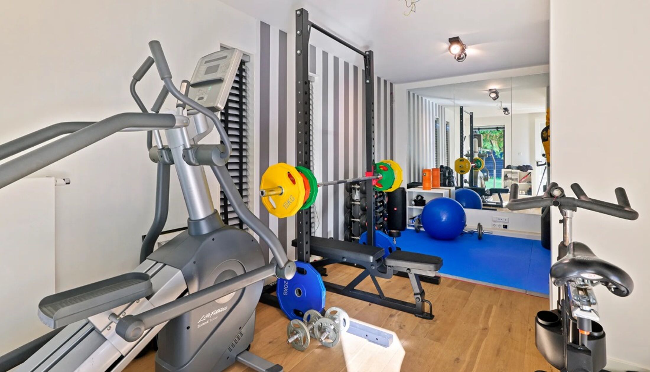 De sportschool van de woning