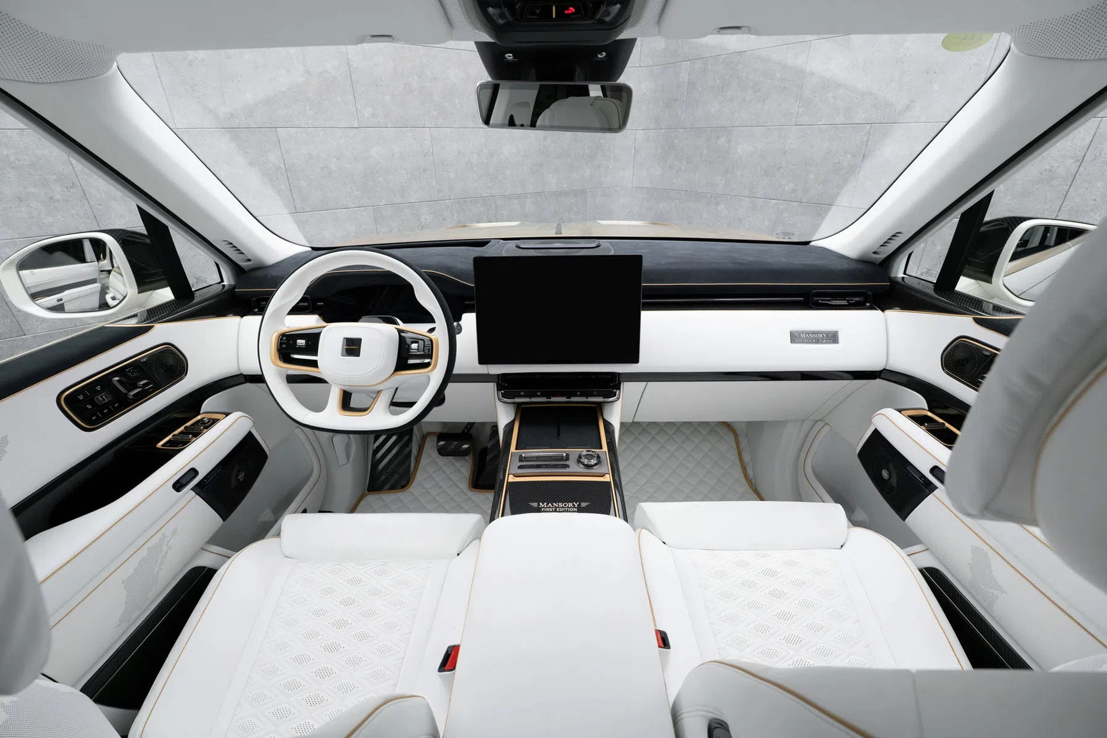 Het interieur van de Zeekr 9X