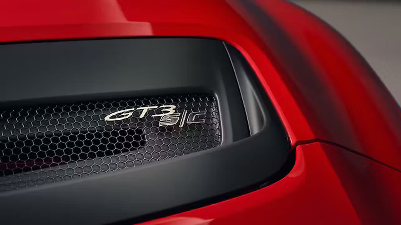 Een detailfoto van de Porsche 911 GT3 S/C
