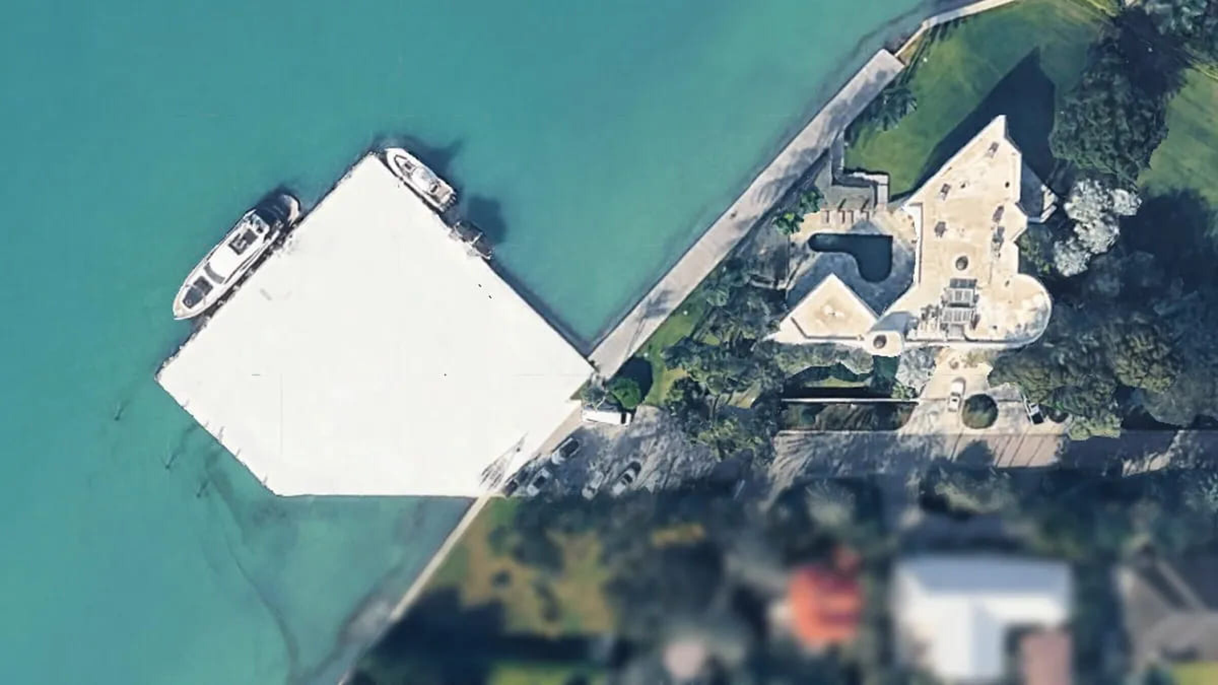 De villa uit Scarface van boven