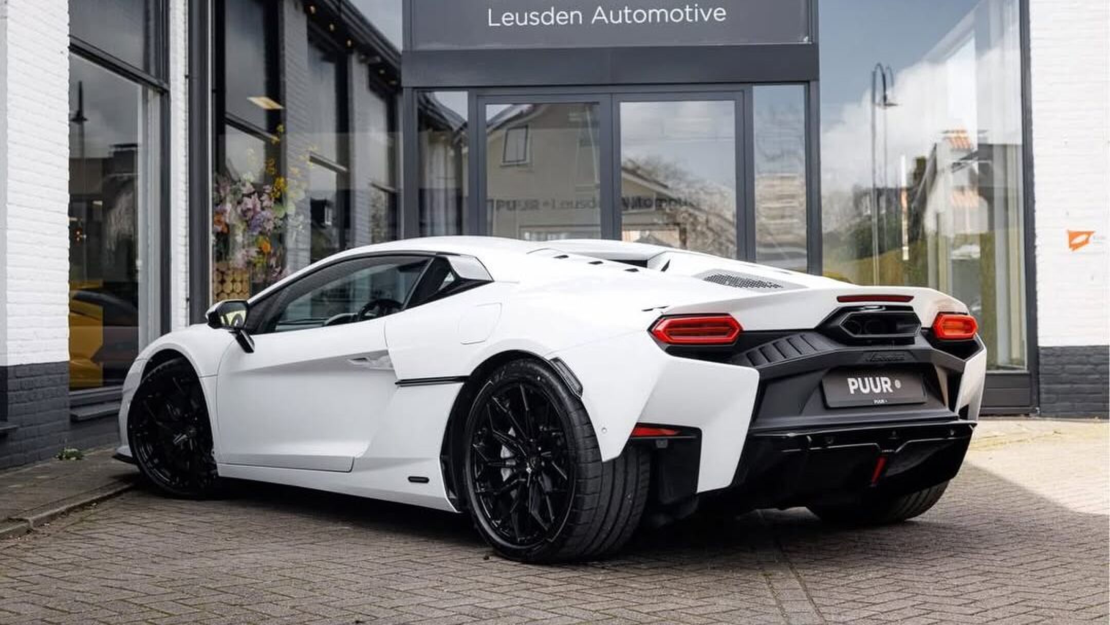 De achterkant van de Lamborghini Temerario