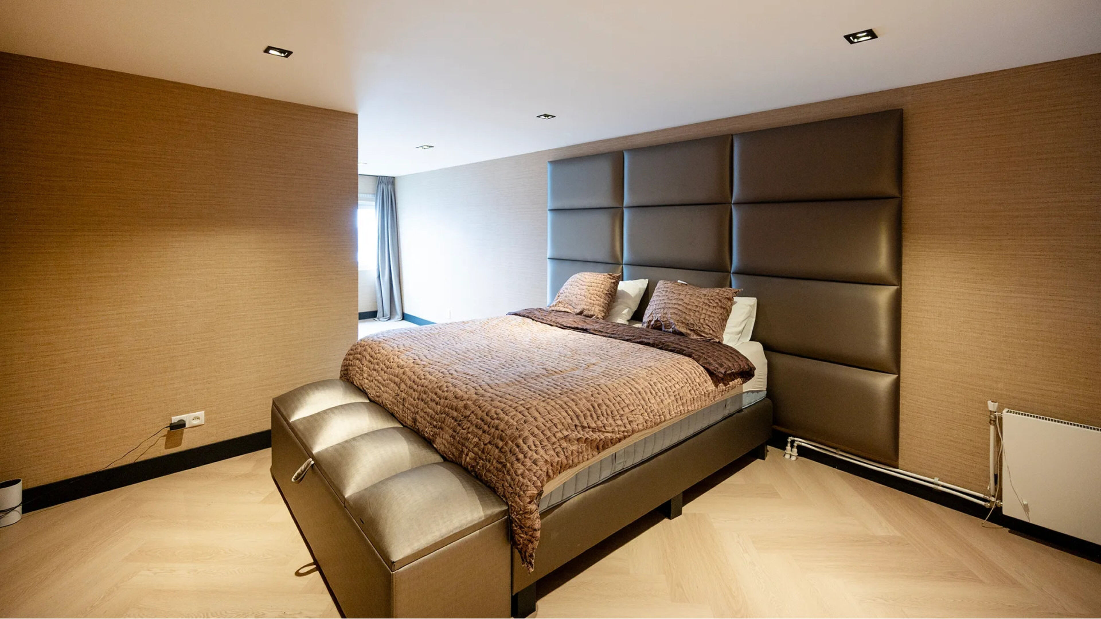 De slaapkamer van Steven Bergwijn in Almere