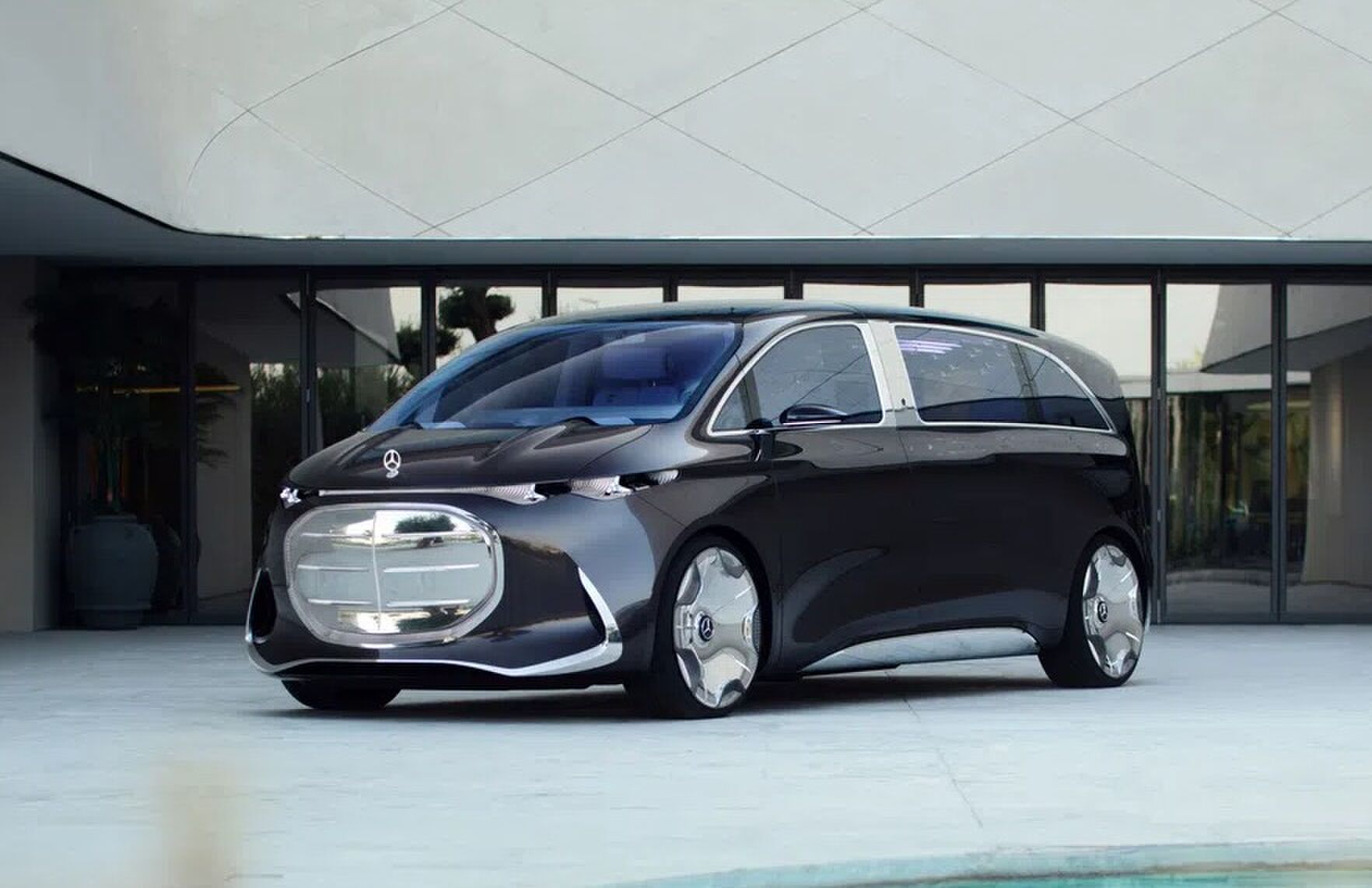 De voorzijde van de nieuwe Maybach-VLS