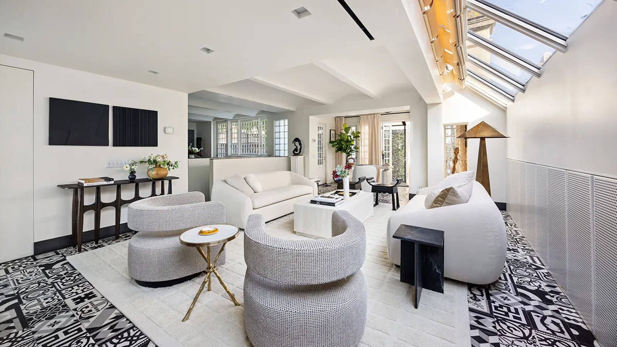 Een kamer in het penthouse in New York
