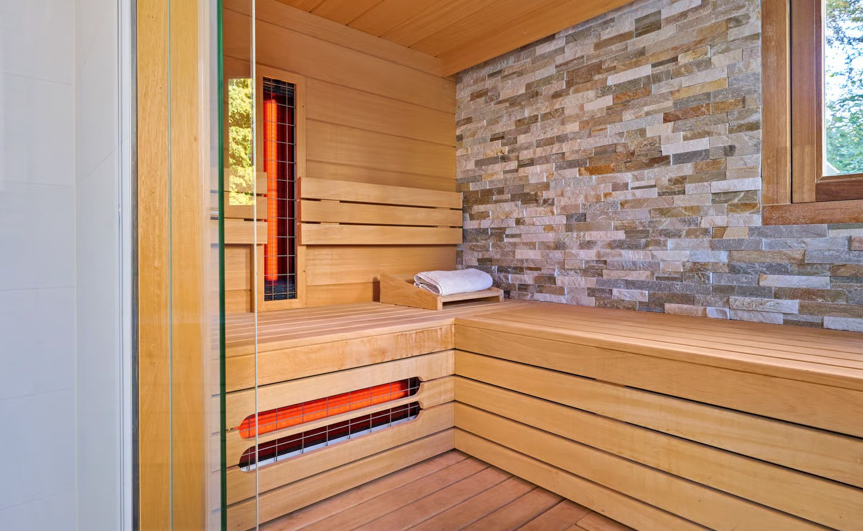 De wellness van de stadsvilla in Amsterdam