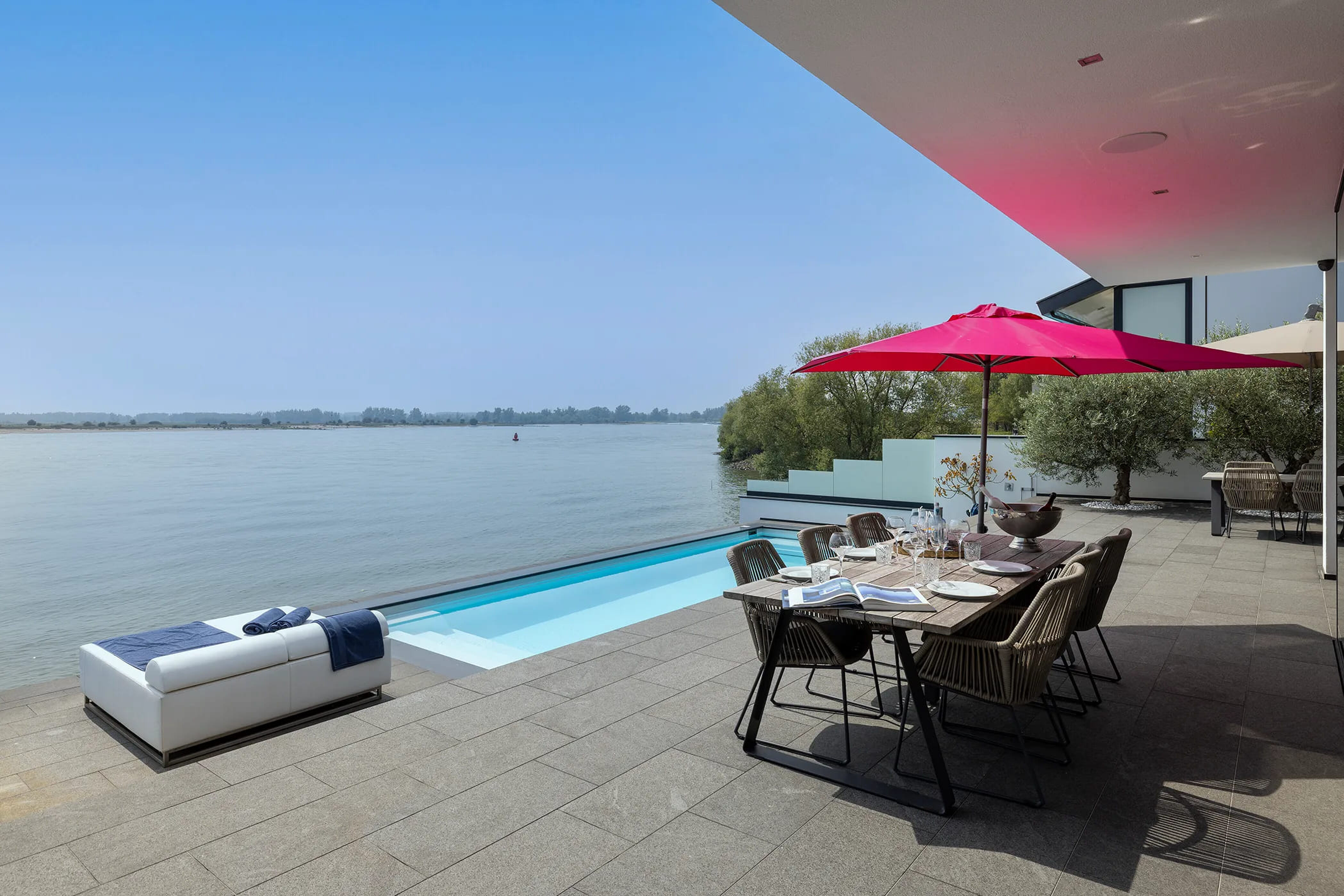 De villa in Vuren met prachtig uitzicht