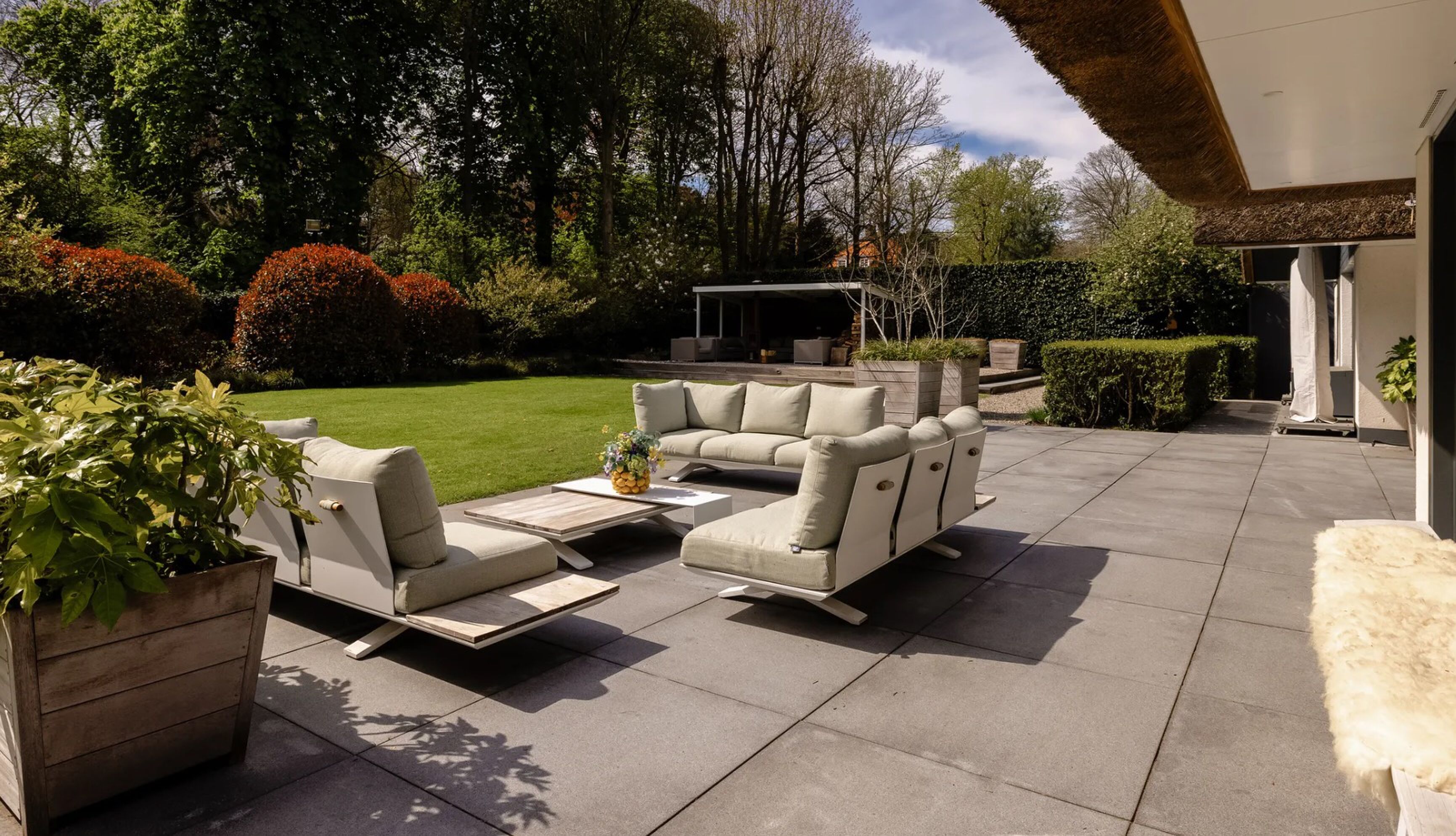 E&eacute;n van de terrassen