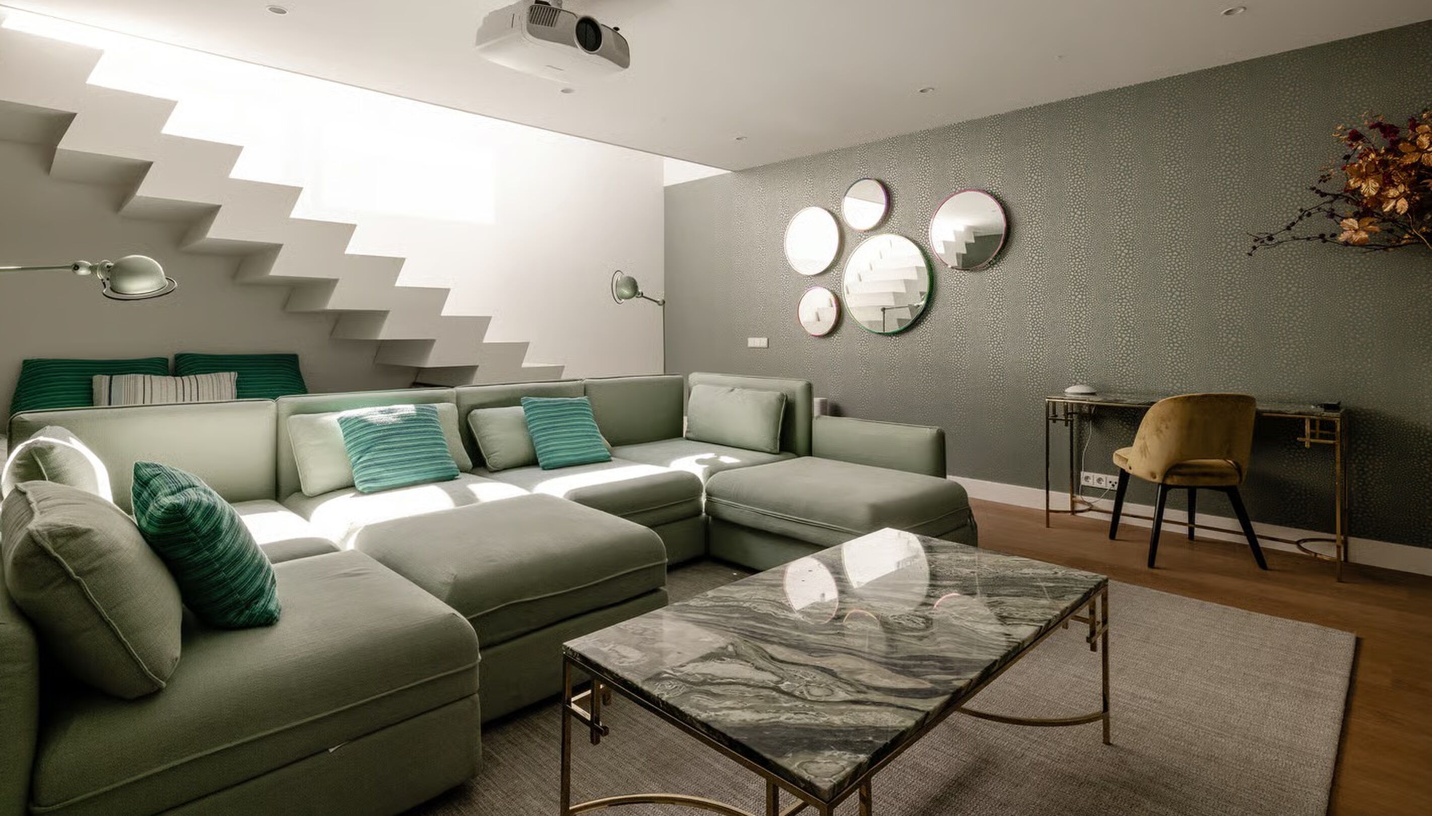 De thuisbioscoop bij het landgoed in Bloemendaal