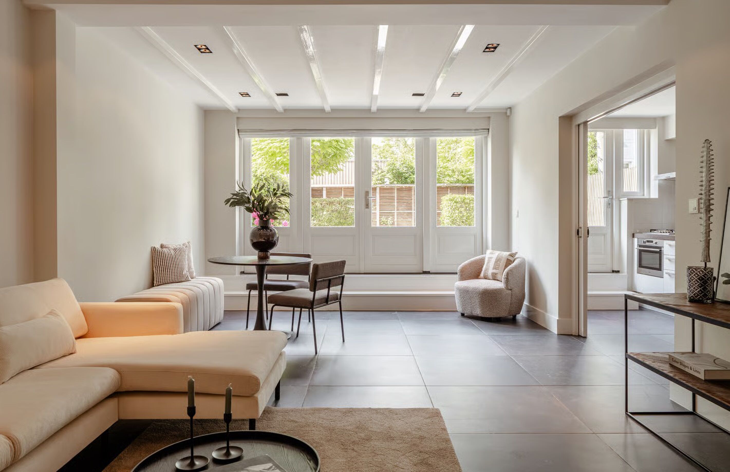 De extra zitruimte in het souterrain