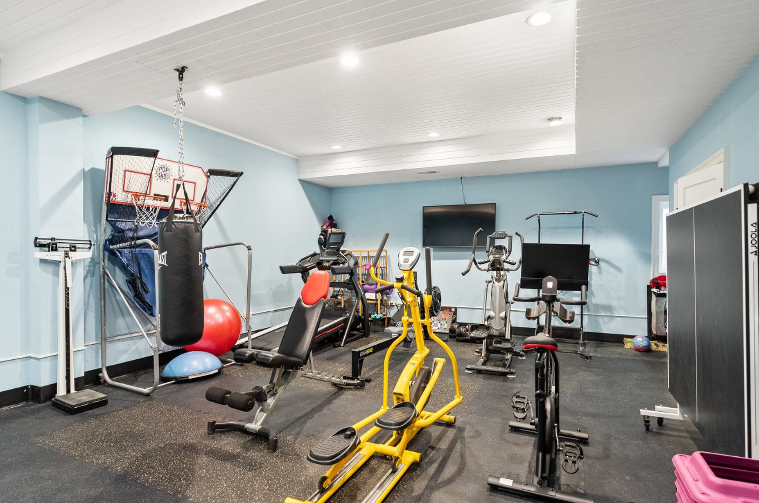 De gym in de woning in Washington