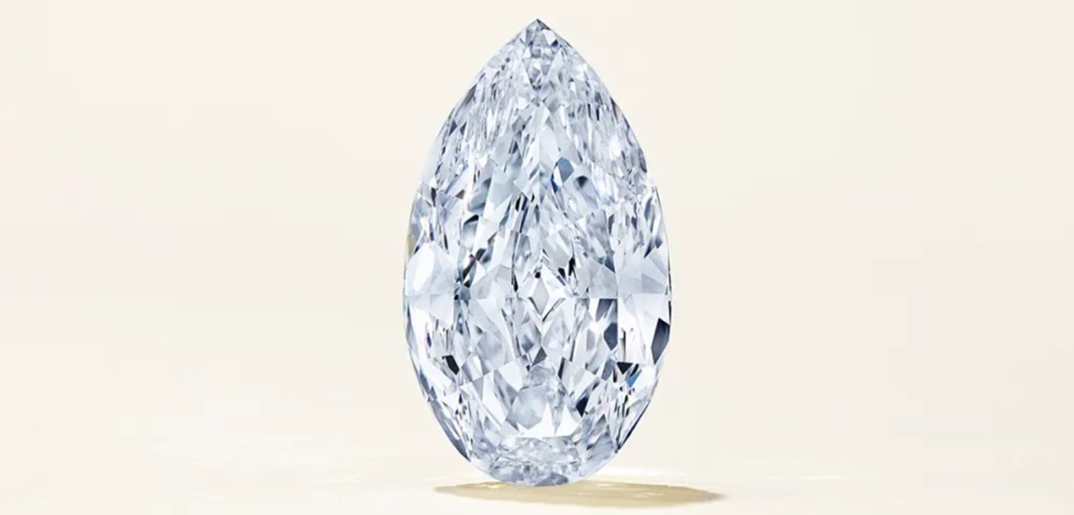 De blauwe diamant die geveild zal worden