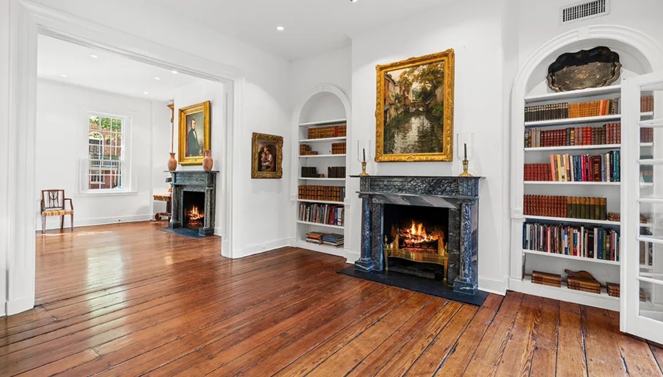 Het interieur van de voormalige woning van John F. Kennedy