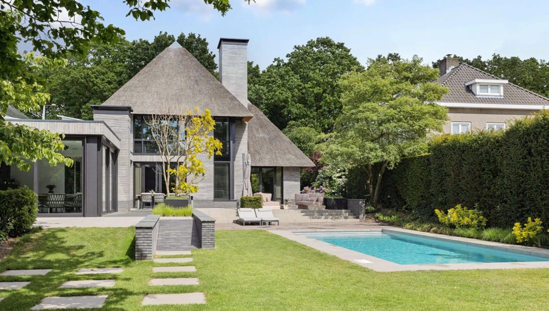 De tuin van de Brabantse villa