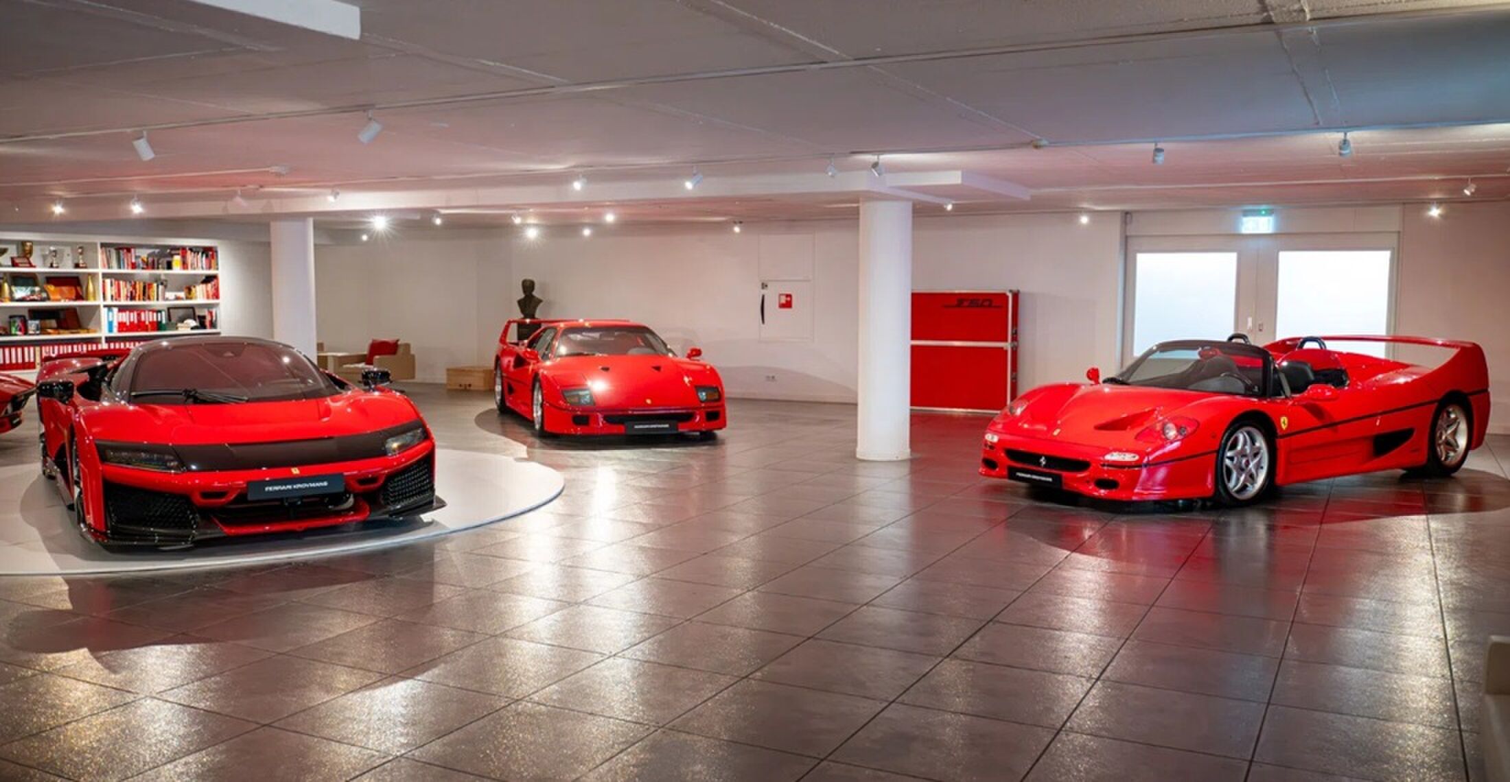 Drie auto's die onderdeel zijn van de Ferrari 'Big Six'