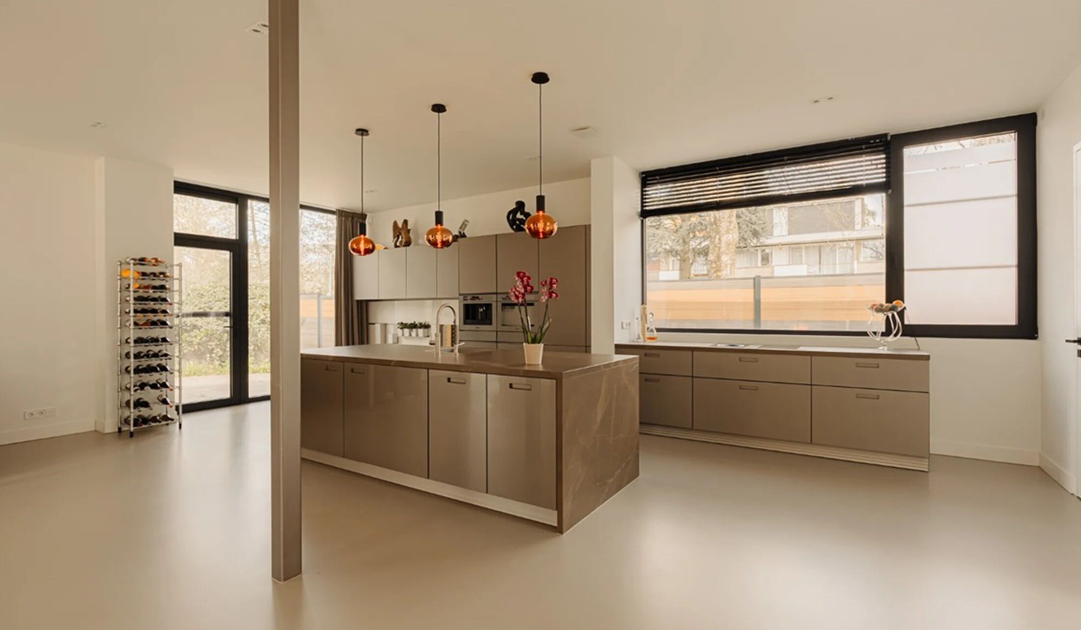 De keuken van de Amsterdamse bungalow