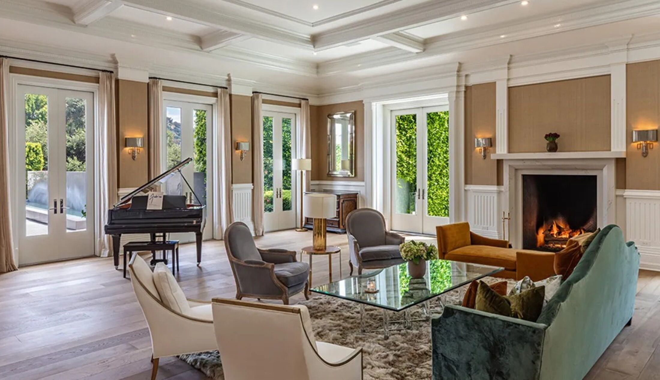 De luxueuze woonkamer