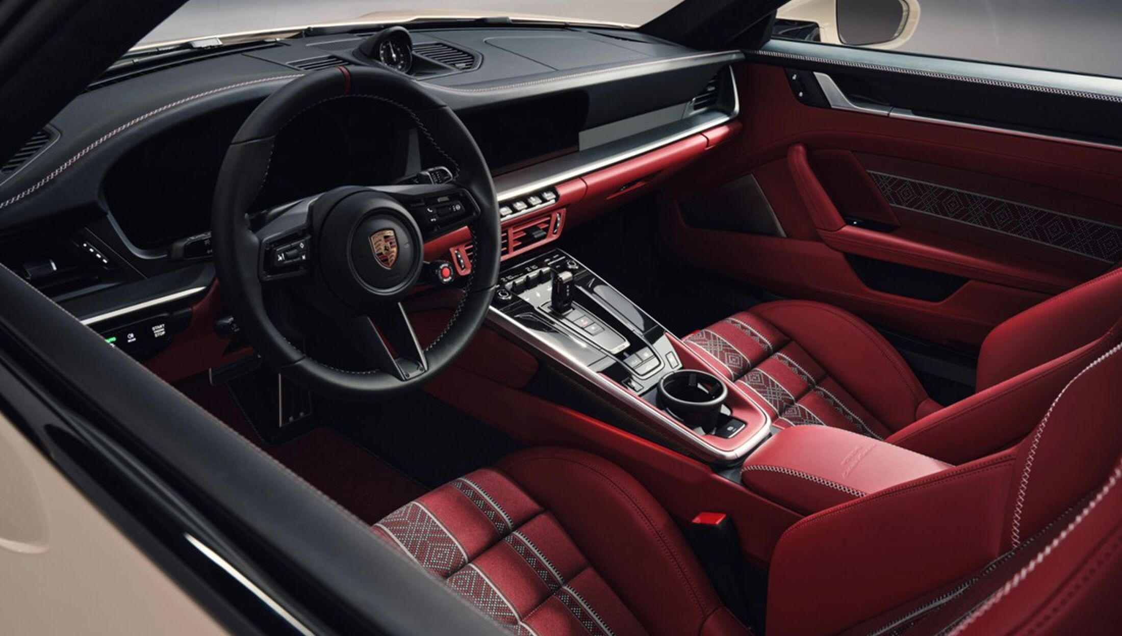 Het speciale interieur van de wagen
