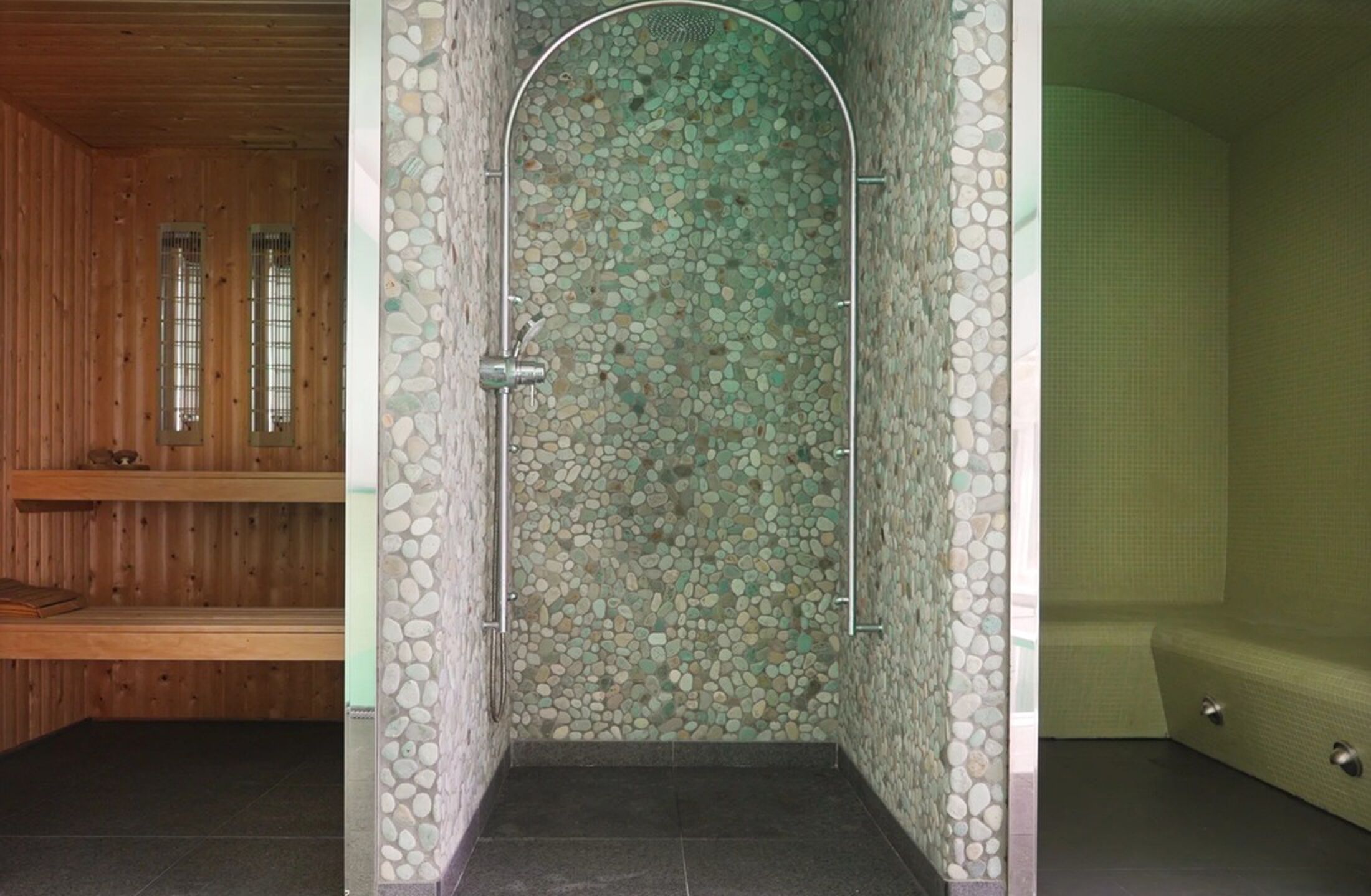 De wellnessruimte in de woning
