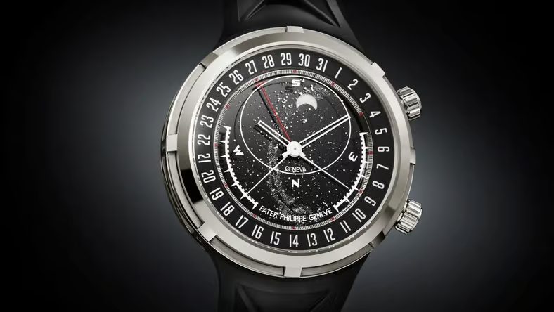 De voorkant van de Patek Philippe Celestial Sunrise and Sunset