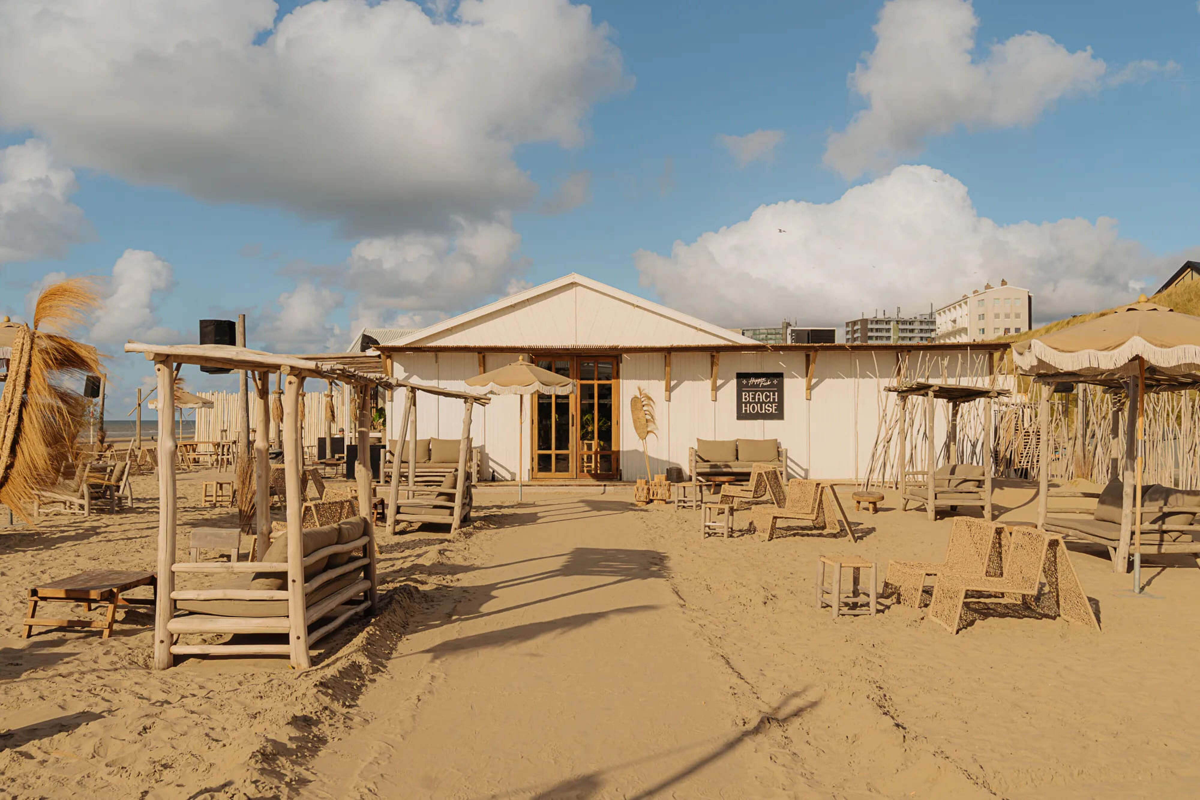 Het strandhuis bij de prachtige villa in Zandvoort