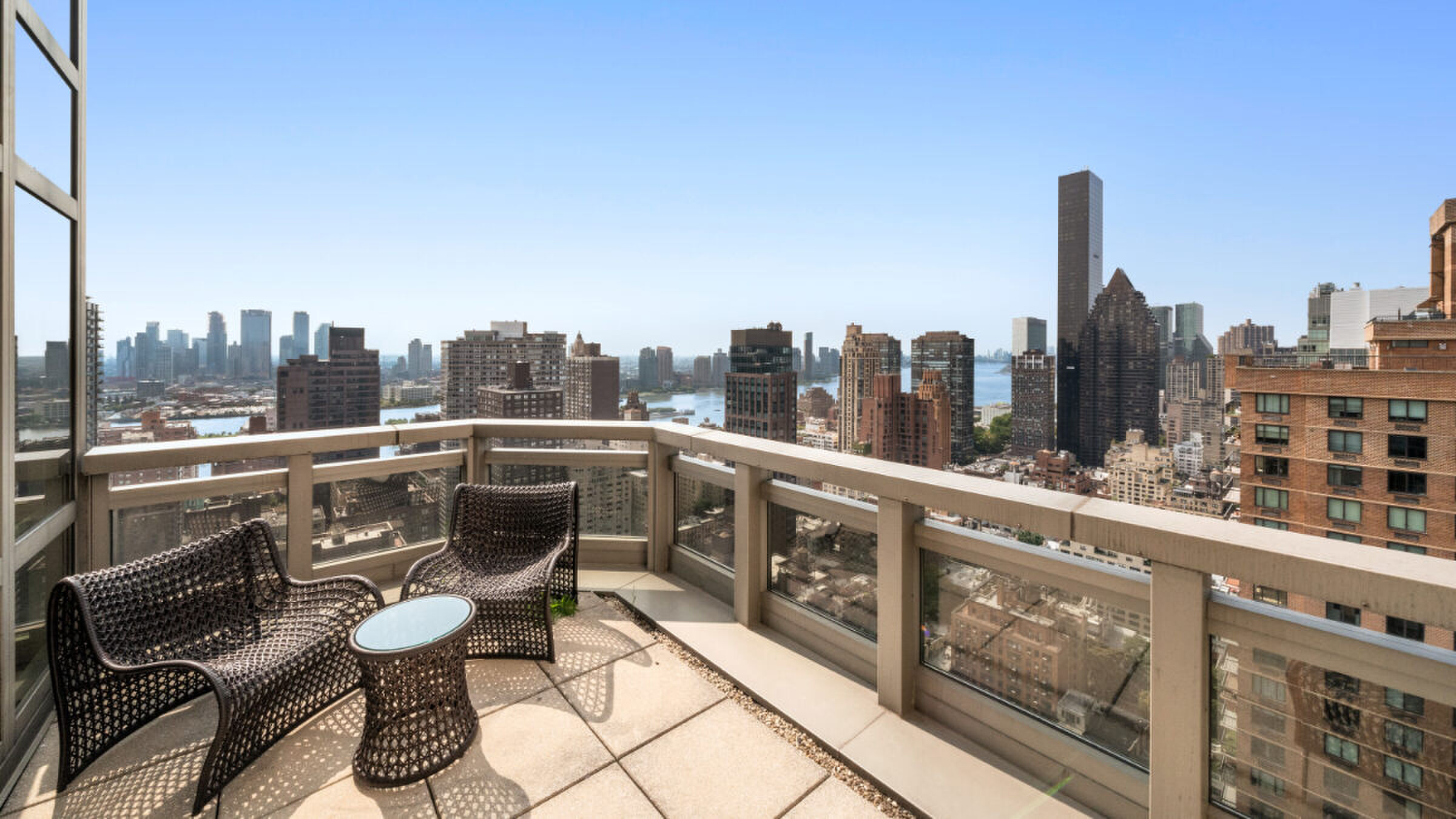 Het uitzicht van het penthouse uit The Wolf of Wall Street