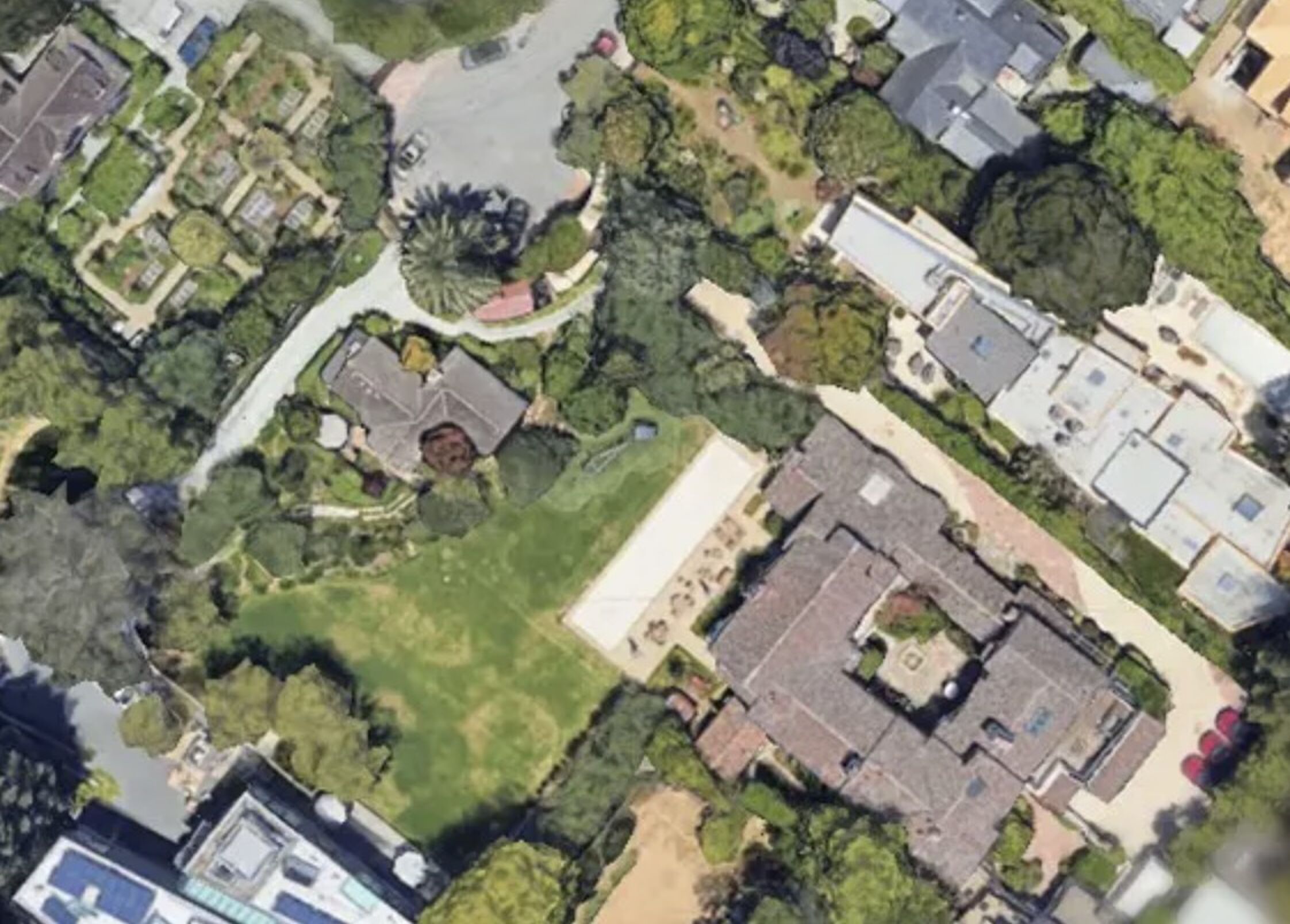 Het landgoed van Larry Page in Palo Alto, Californi&euml;