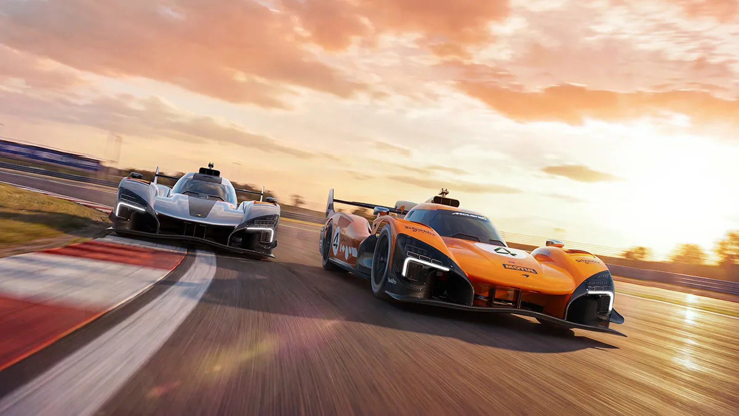 De McLaren MCL-HY GTR vanaf de voorkant