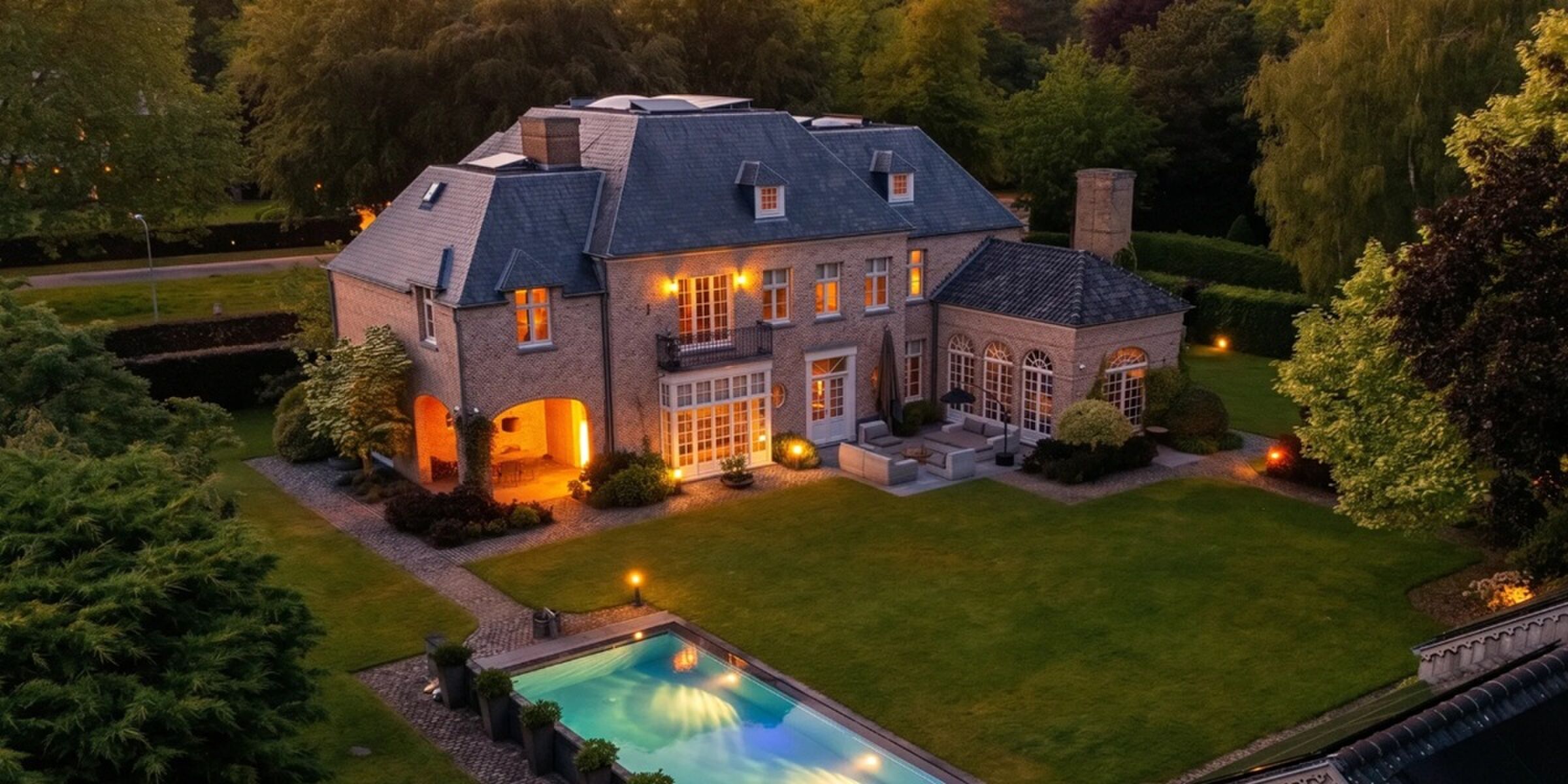 Deze magnifieke villa in Wassenaar met zwembad, wellness en homegym staat voor € 5,6 miljoen in de e