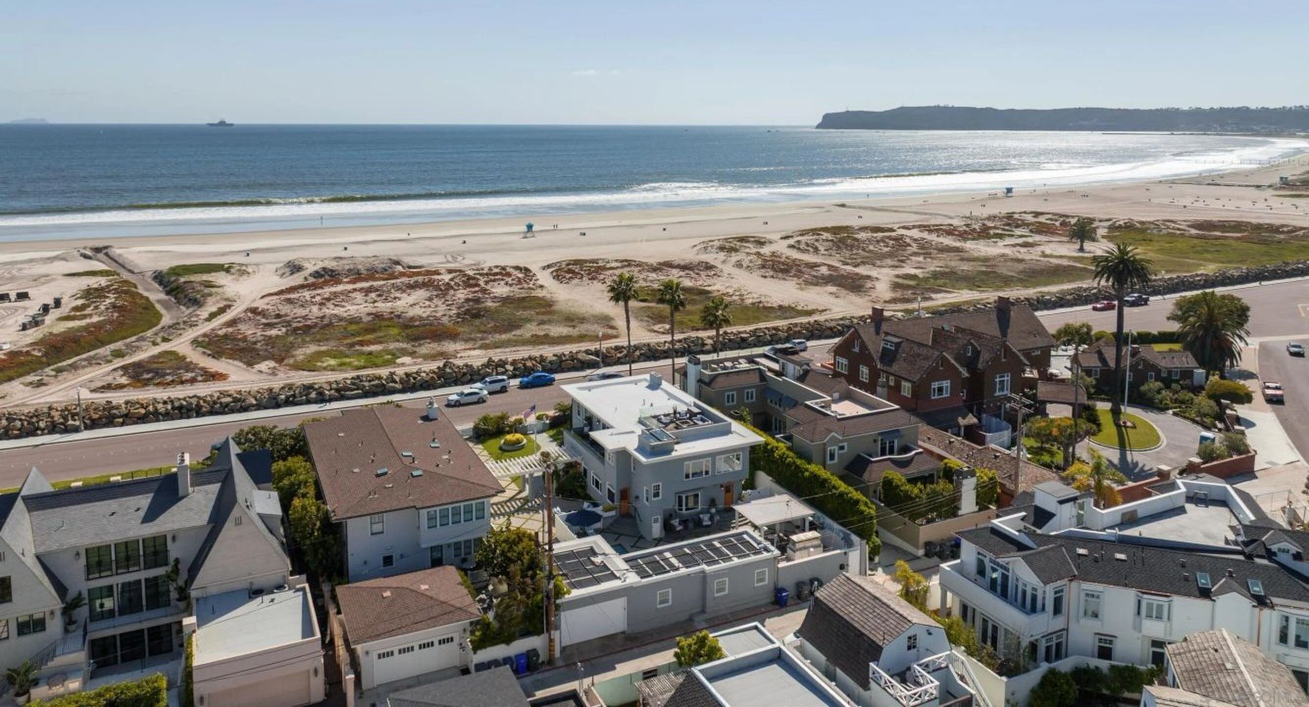 De ligging van de villa in San Diego