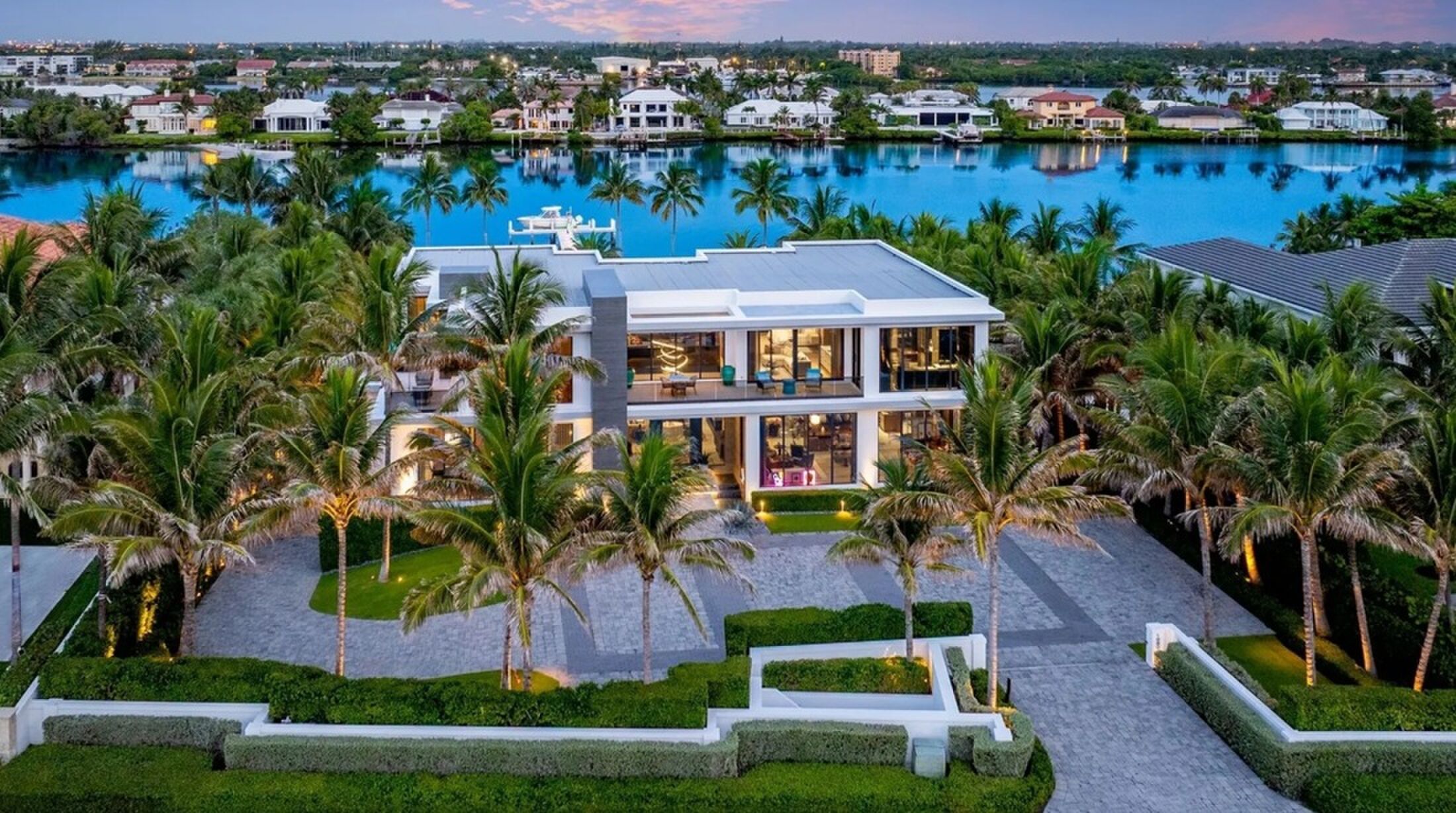 De megalomane woning in Miami