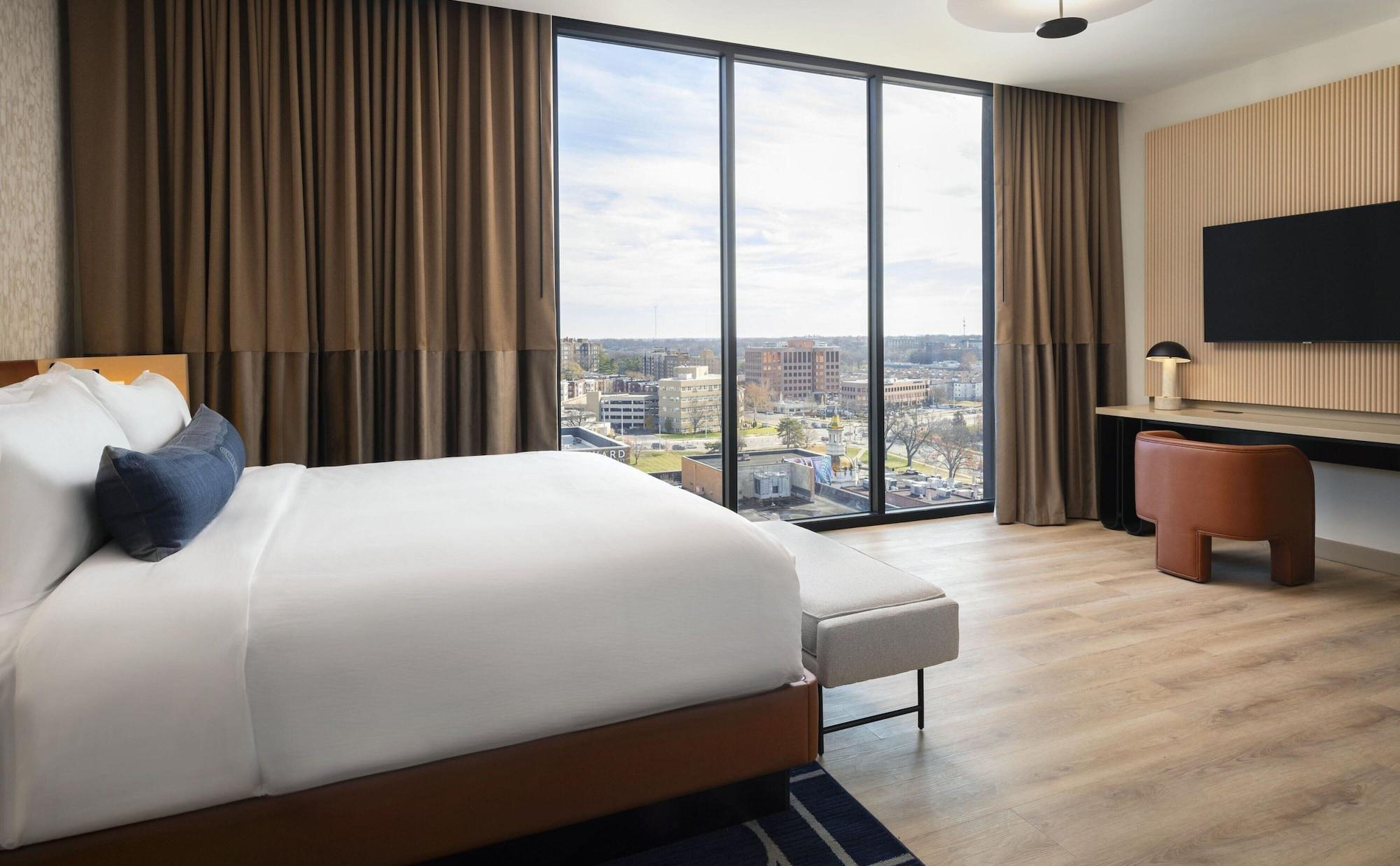 Eén van de suites van het Cascade Hotel
