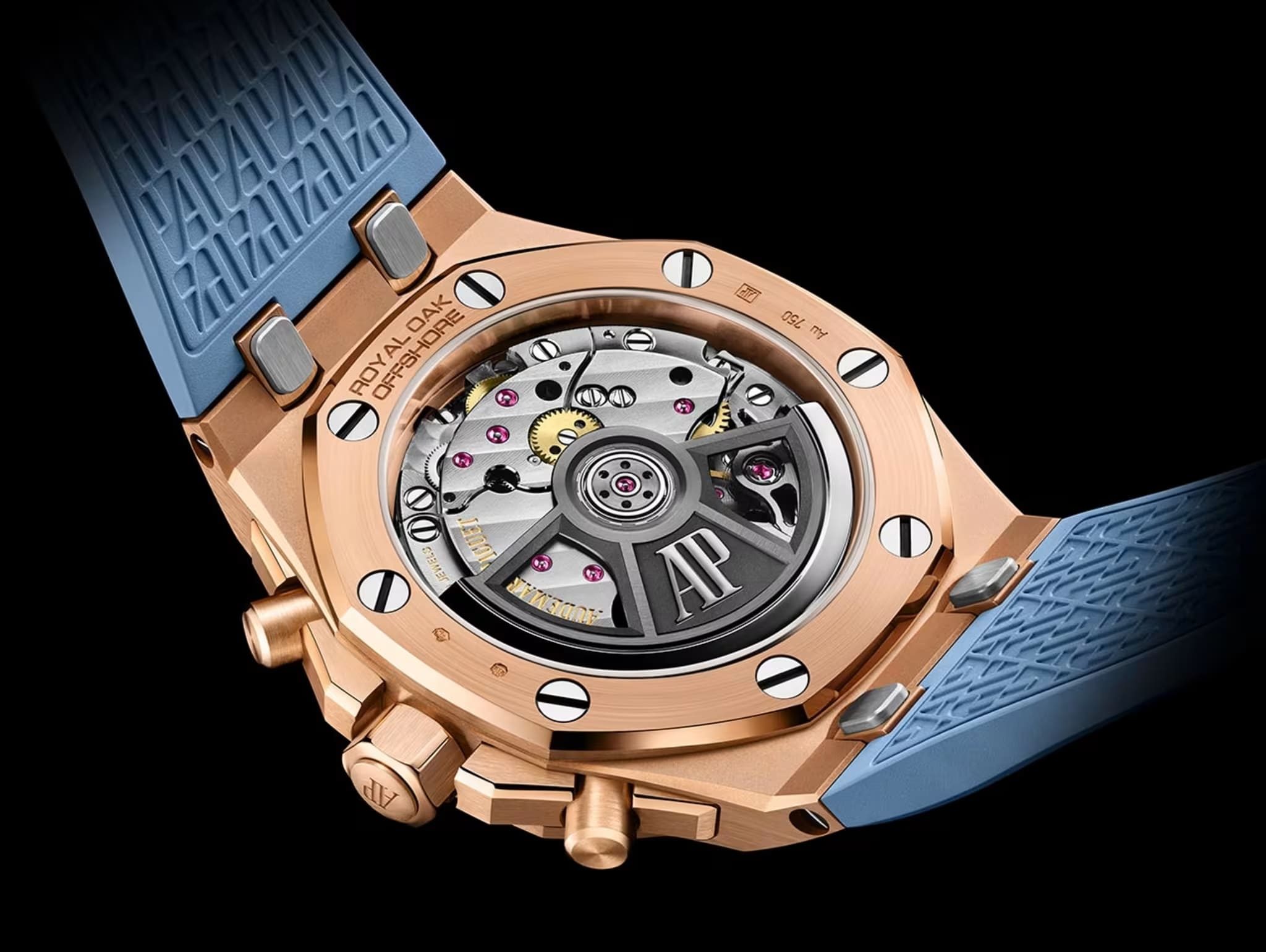 De achterzijde van het horloge