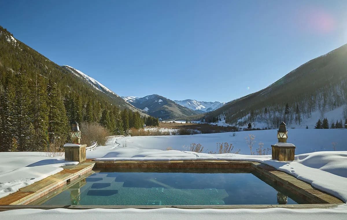 Hottubs bij de Elk Mountain Lodge
