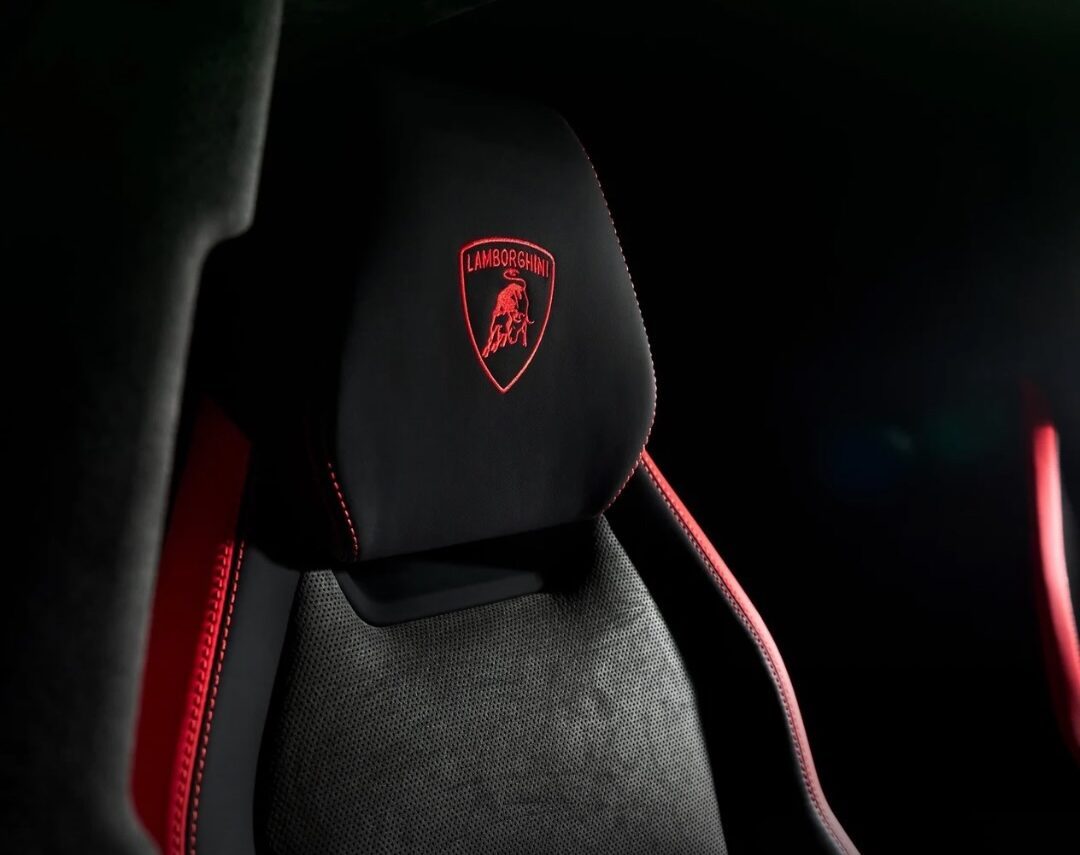 Een detailshot van de Lamborghini Urus SE Tettenero Capsule