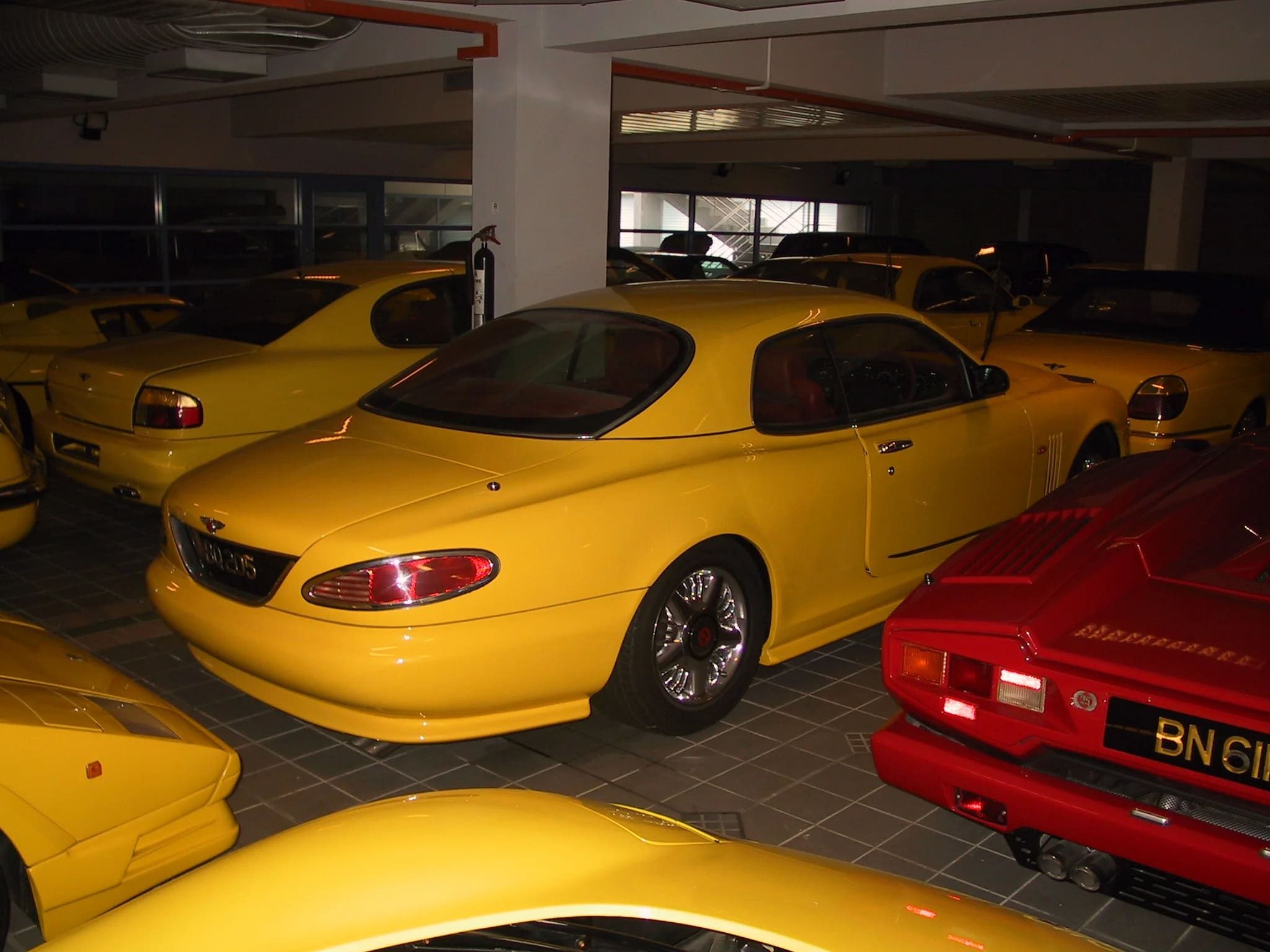 Een deel van de autocollectie van de Sultan van Brunei