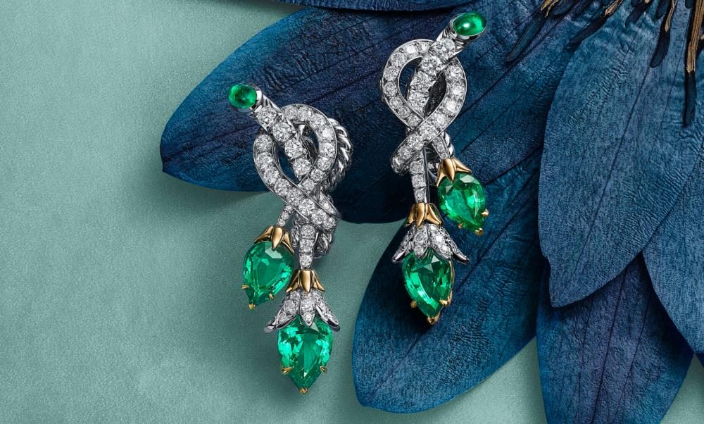 De Tiffany Hidden Garden-oorbellen