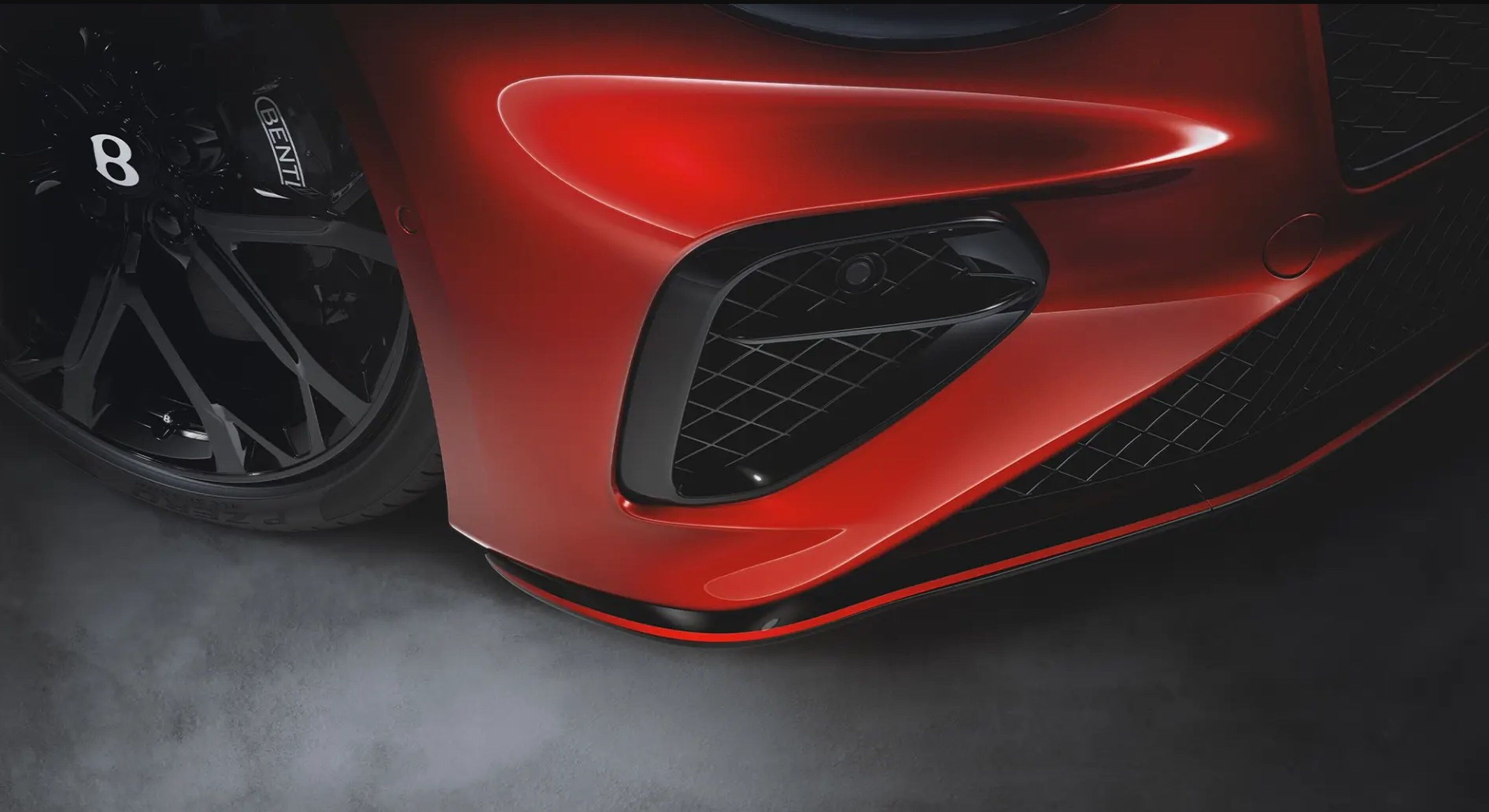 Een detailshot van de Bentley Continental GTS Mulliner