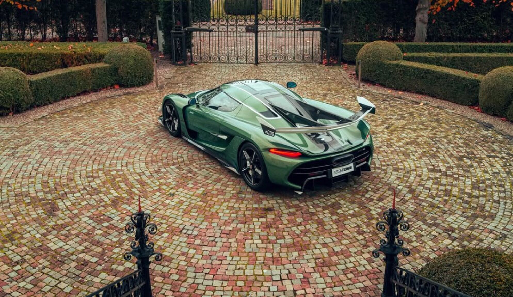 De achterzijde van de Koenigsegg Jesko Attack