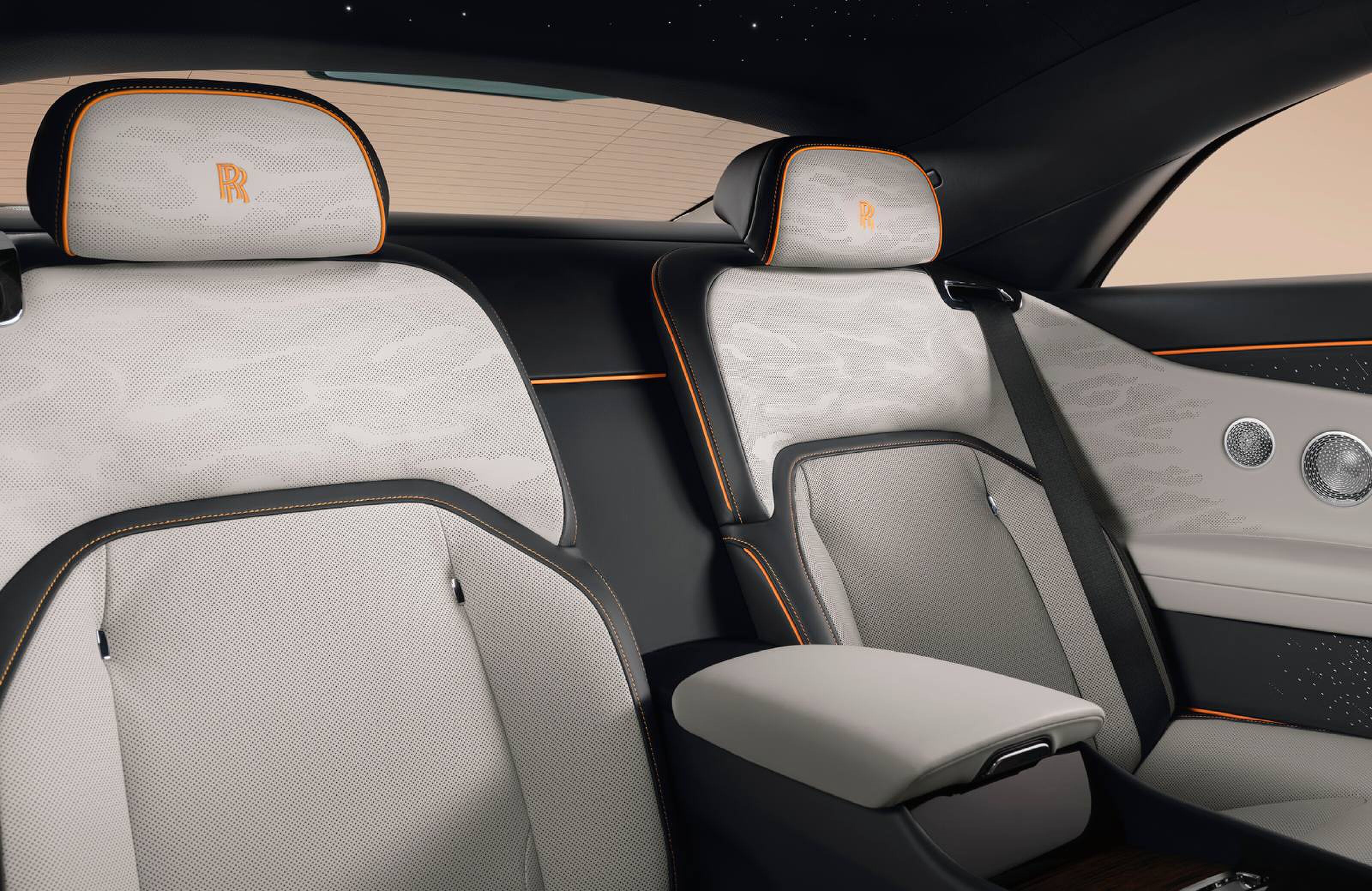 Het interieur van de Rolls-Royce Spectre II