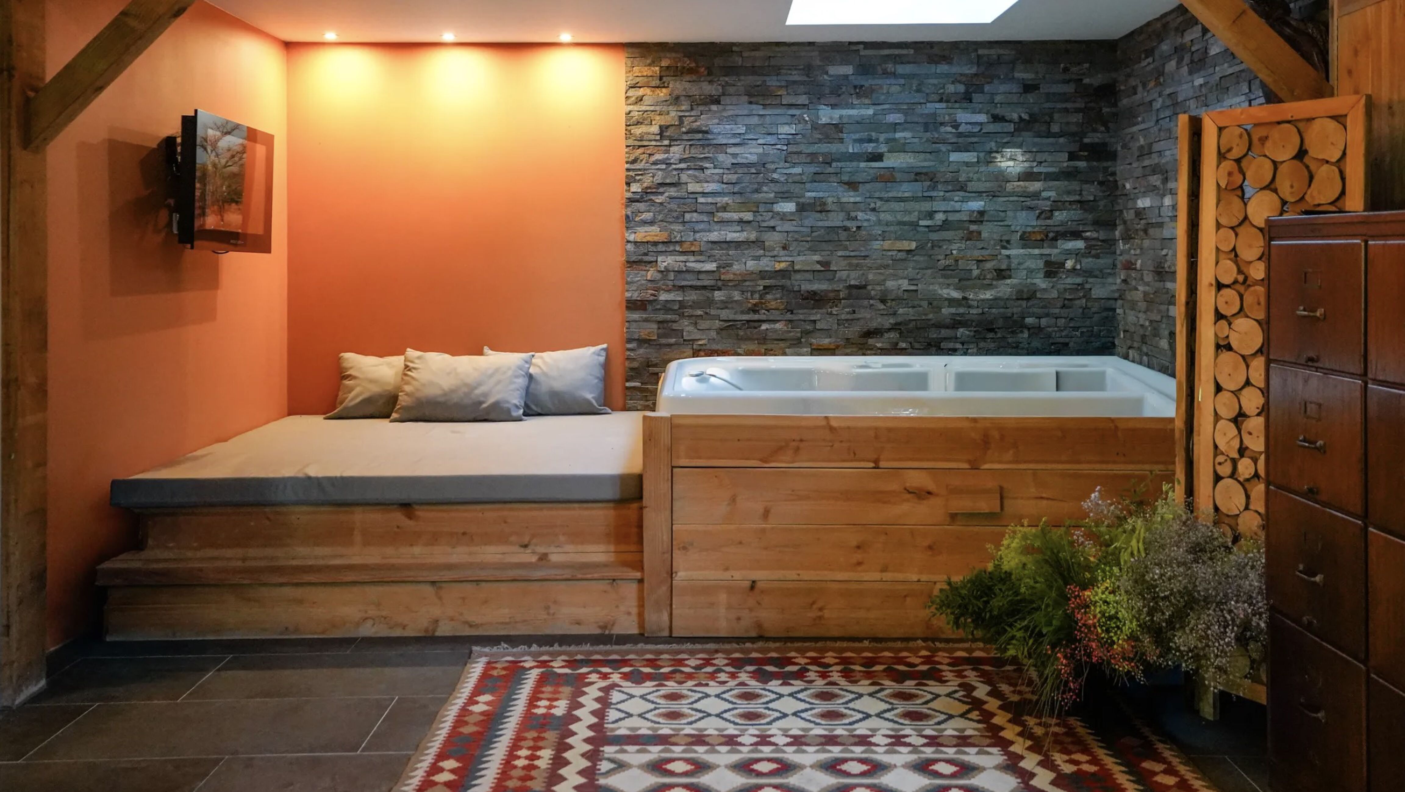 De wellness in de villa met privé-eiland in Warmond