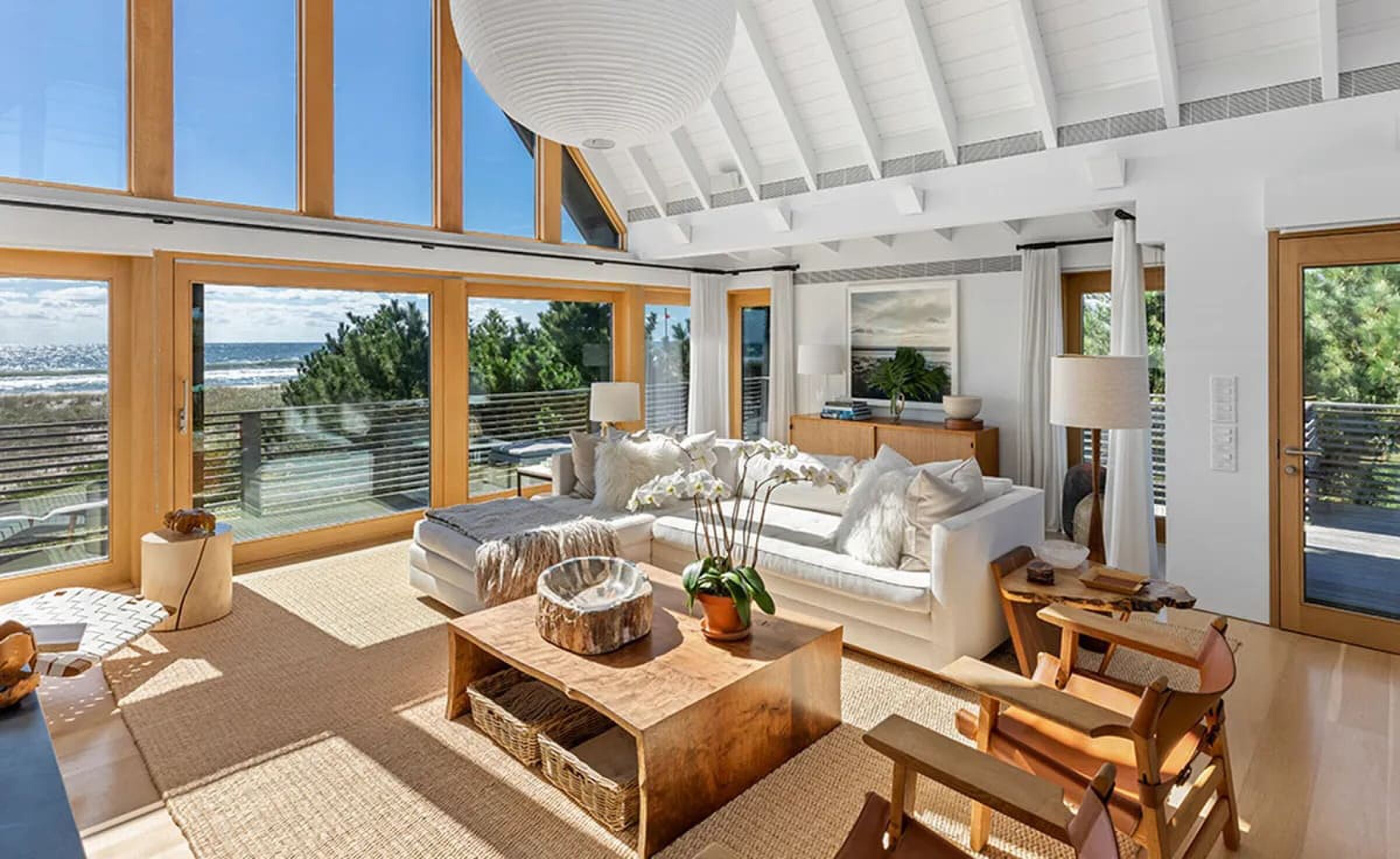 De woonkamer in de woning van Michael Kors
