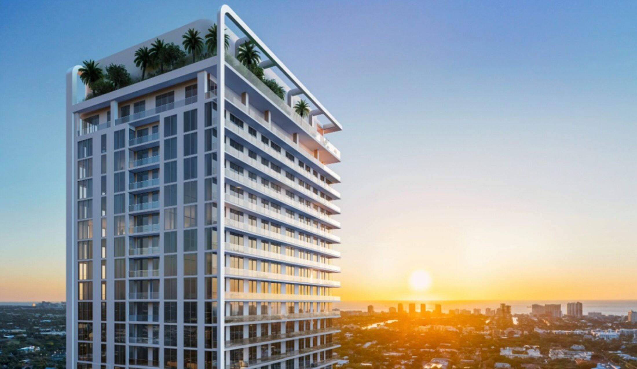 De toren waarin de woning van Roberto Carlos zich bevindt