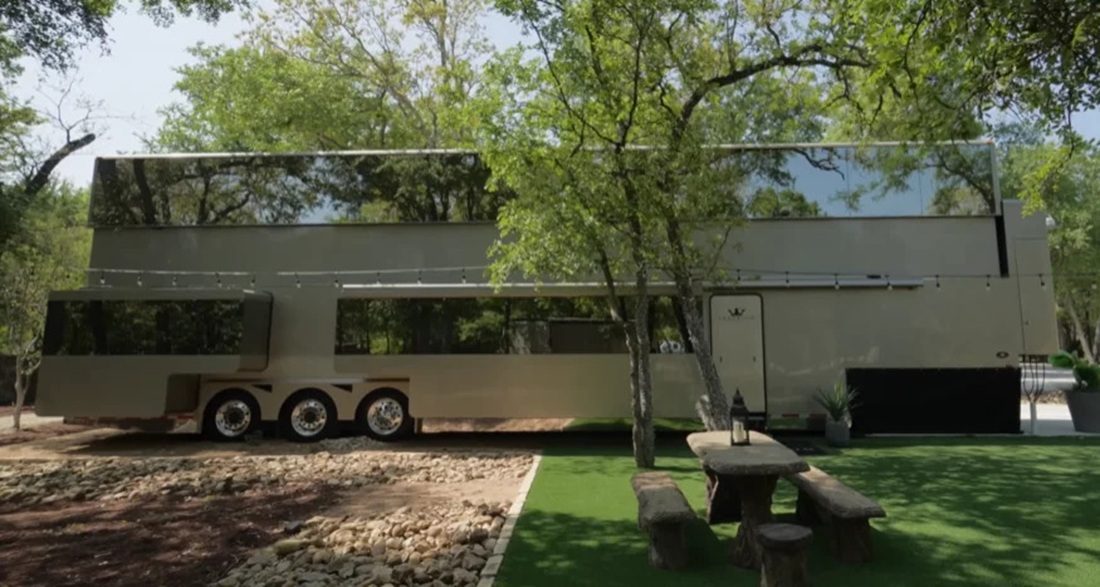 De camper van Will Smith