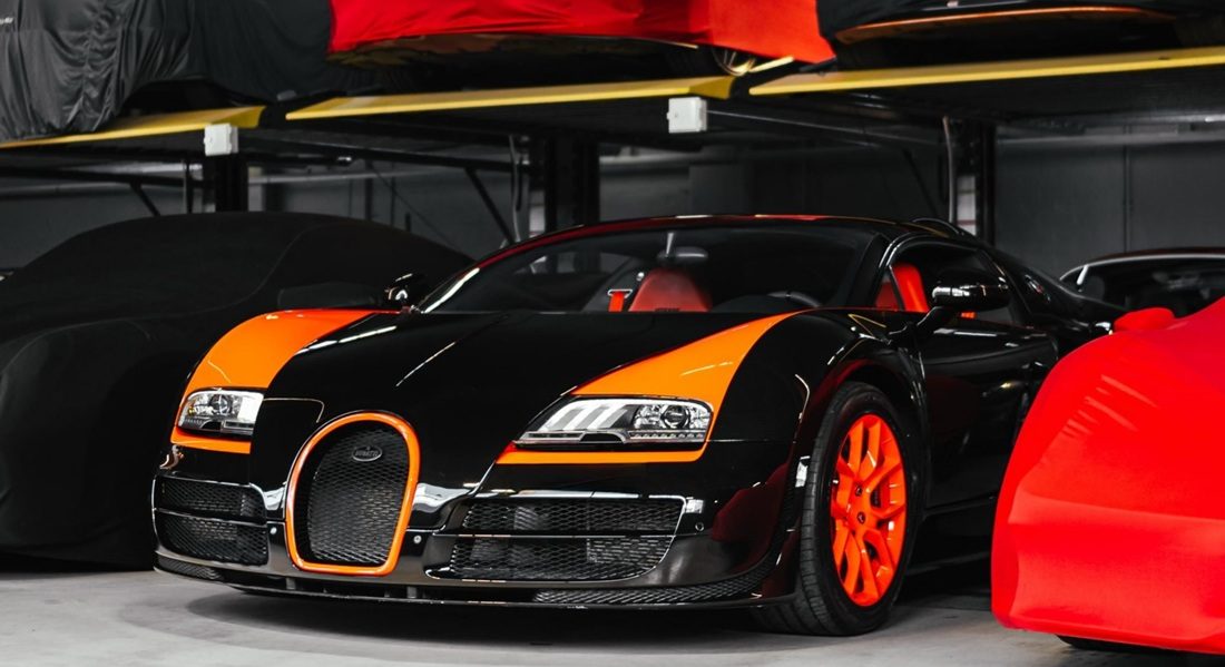 Een auto uit de Bugatti-collectie van Michel Perridon